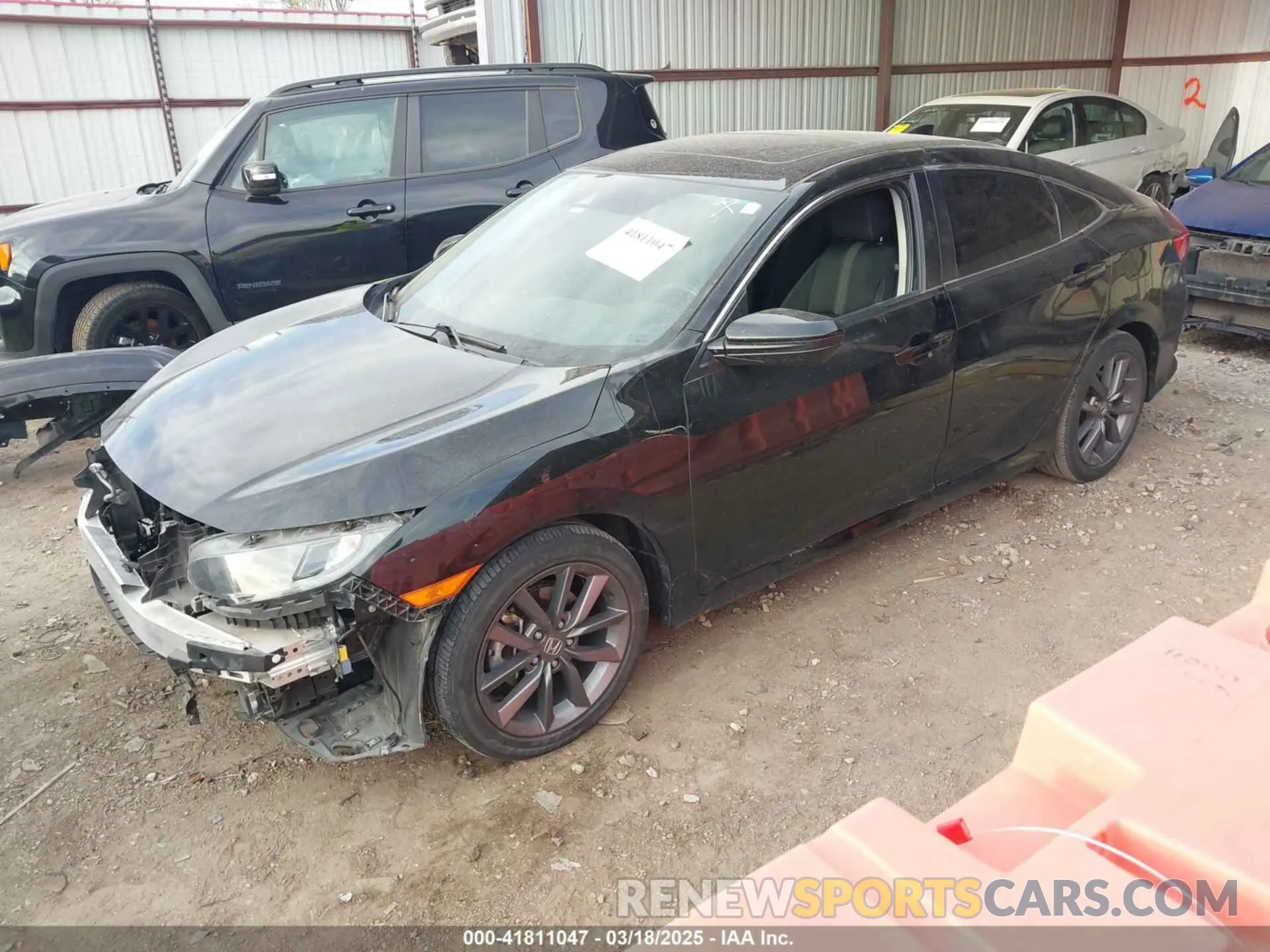 2 Фотография поврежденного автомобиля 19XFC1F30LE016736 HONDA CIVIC 2020