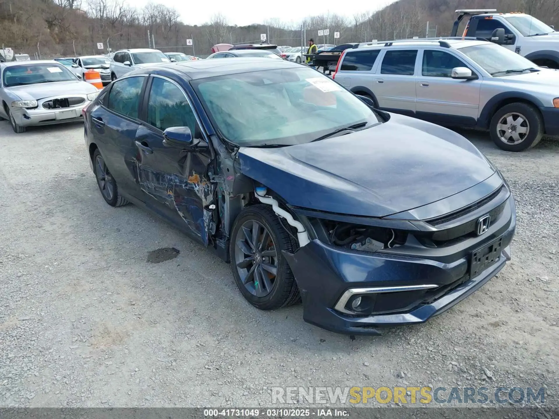 1 Photograph of a damaged car 19XFC1F30LE022357 HONDA CIVIC 2020