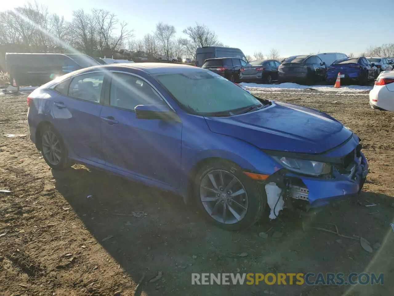 4 Photograph of a damaged car 19XFC1F30LE218539 HONDA CIVIC 2020