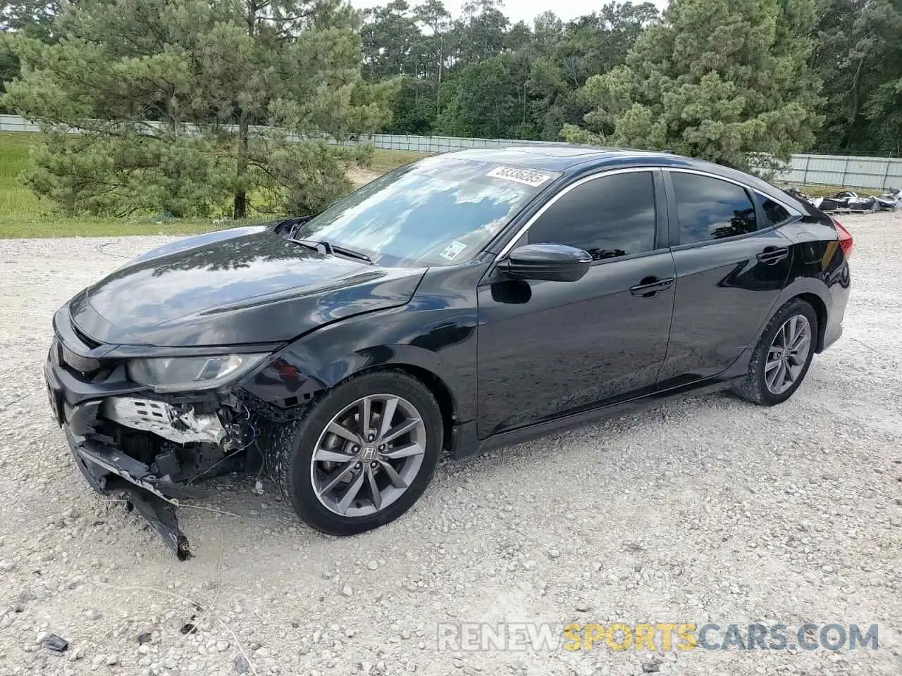 1 Photograph of a damaged car 19XFC1F31LE018107 HONDA CIVIC 2020