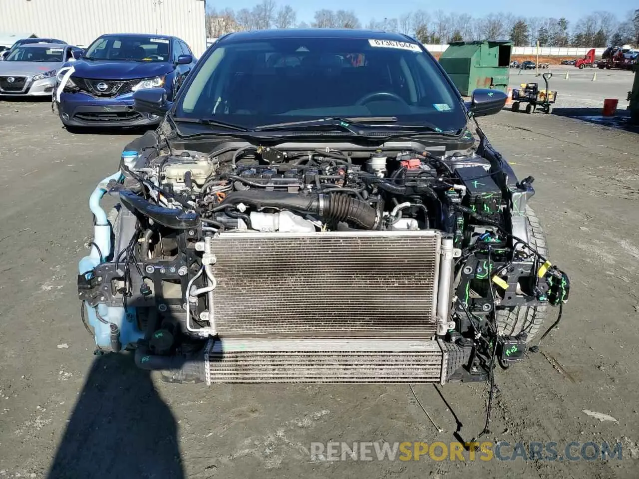 5 Photograph of a damaged car 19XFC1F31LE018964 HONDA CIVIC 2020