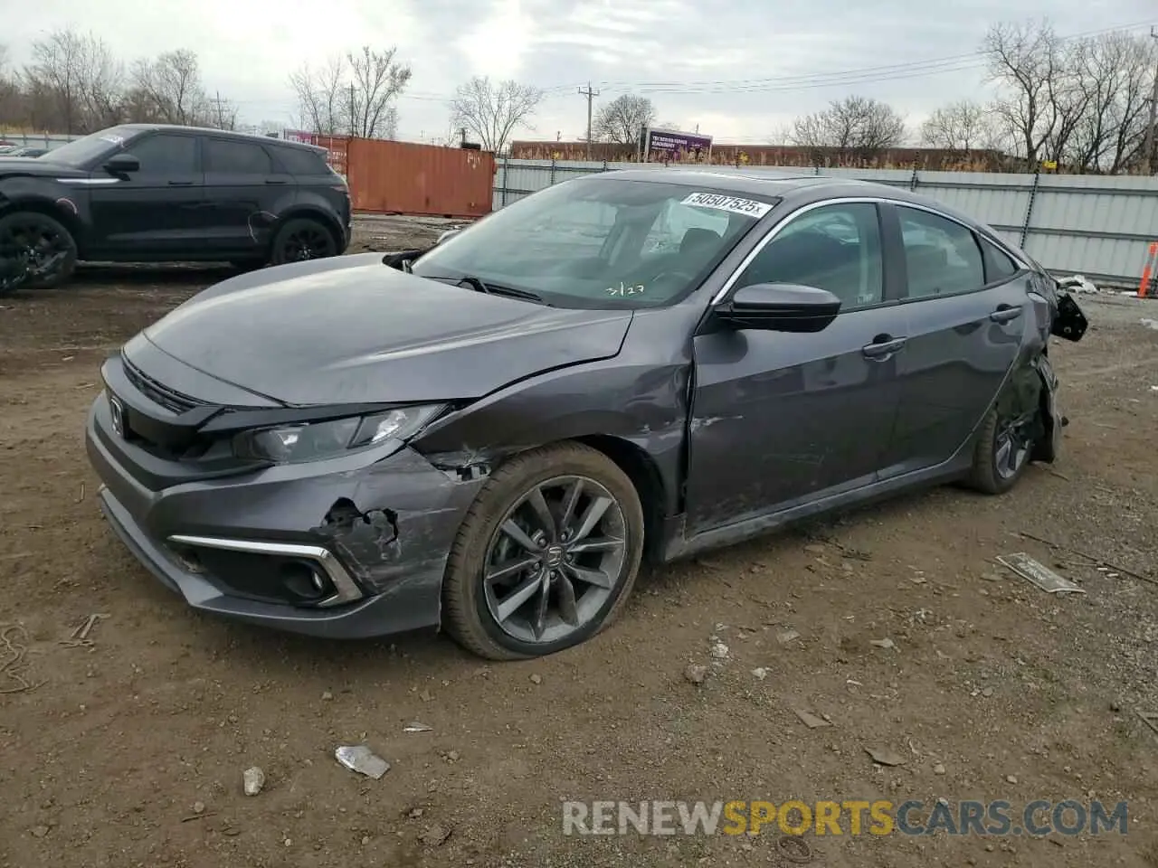 1 Photograph of a damaged car 19XFC1F31LE025431 HONDA CIVIC 2020