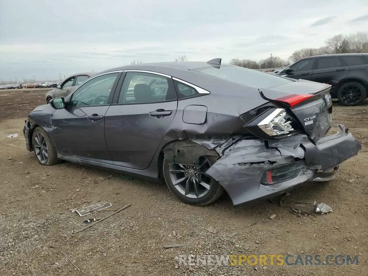 2 Photograph of a damaged car 19XFC1F31LE025431 HONDA CIVIC 2020