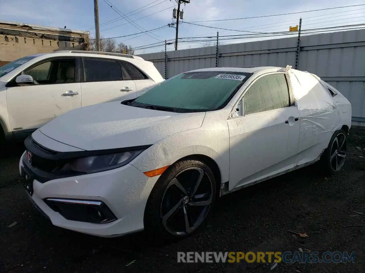 1 Photograph of a damaged car 19XFC1F31LE217464 HONDA CIVIC 2020