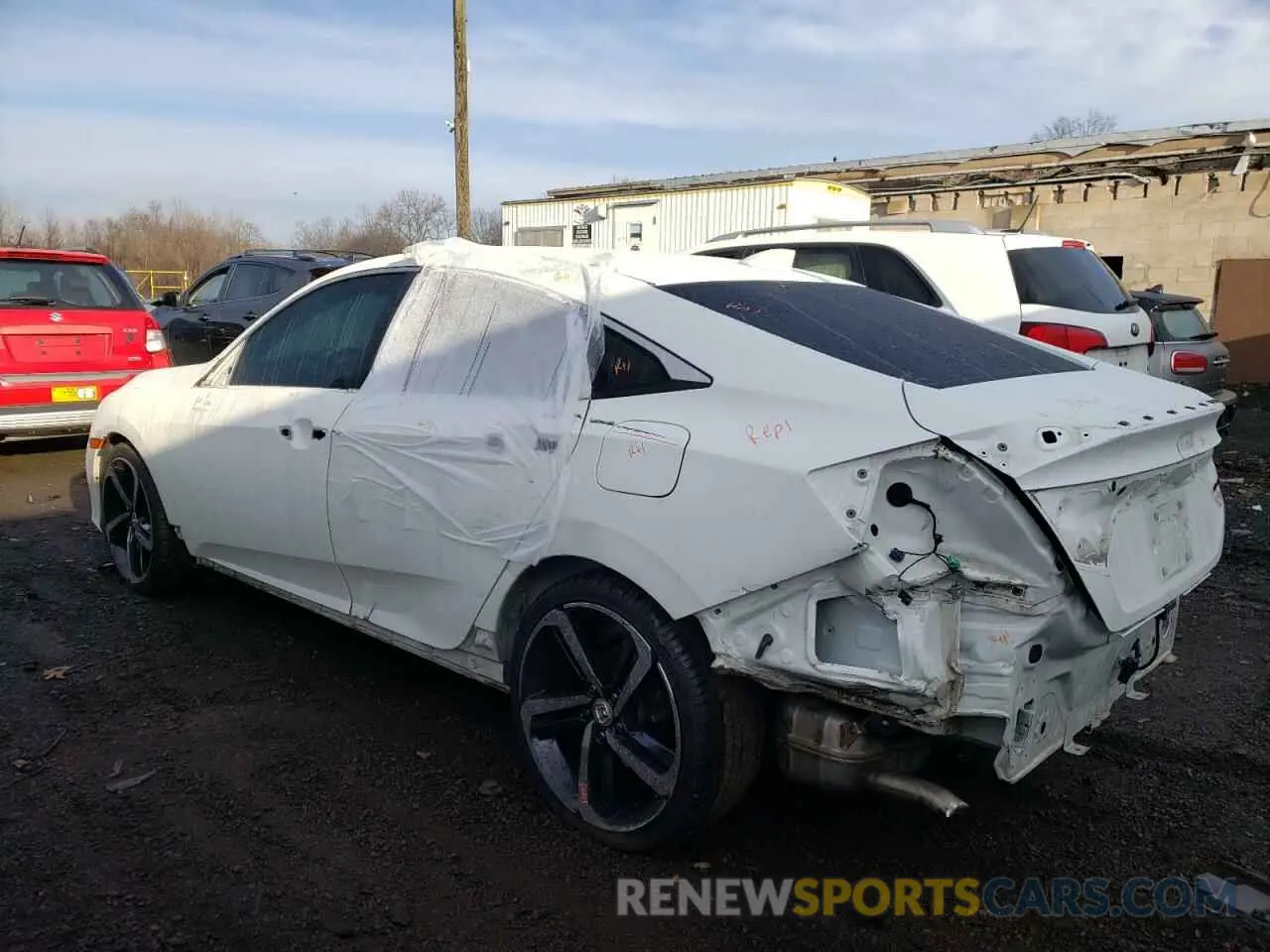 2 Photograph of a damaged car 19XFC1F31LE217464 HONDA CIVIC 2020
