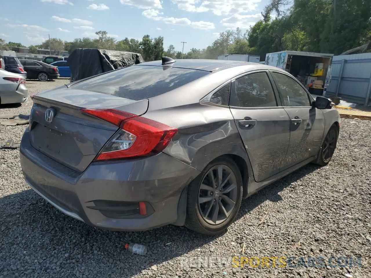 3 Photograph of a damaged car 19XFC1F32LE018942 HONDA CIVIC 2020