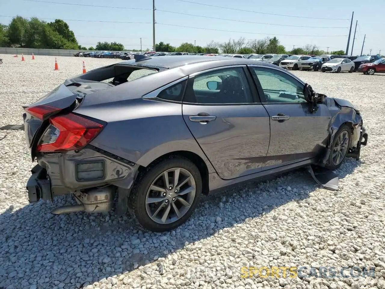 3 Photograph of a damaged car 19XFC1F32LE025440 HONDA CIVIC 2020