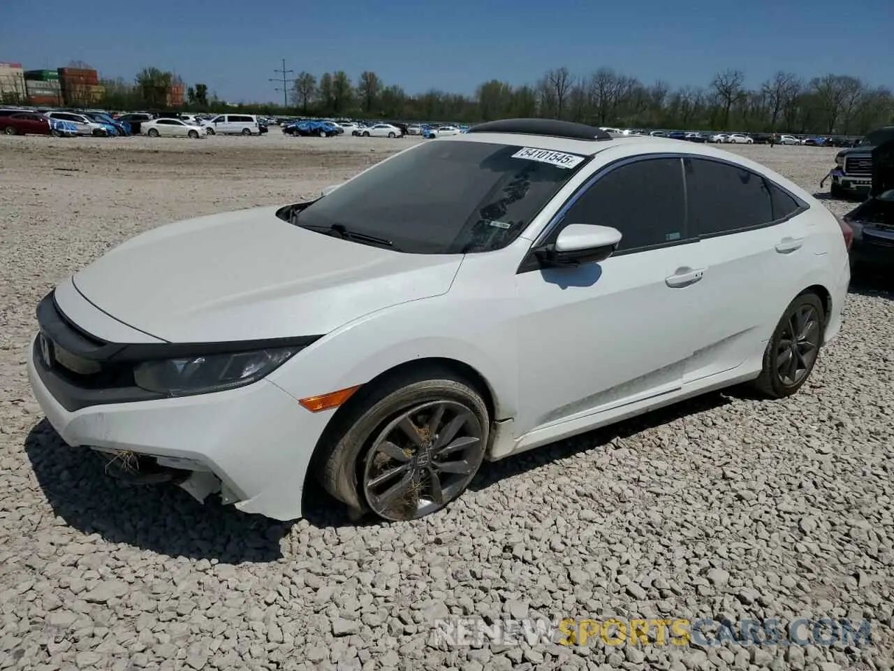 1 Photograph of a damaged car 19XFC1F33LE023096 HONDA CIVIC 2020