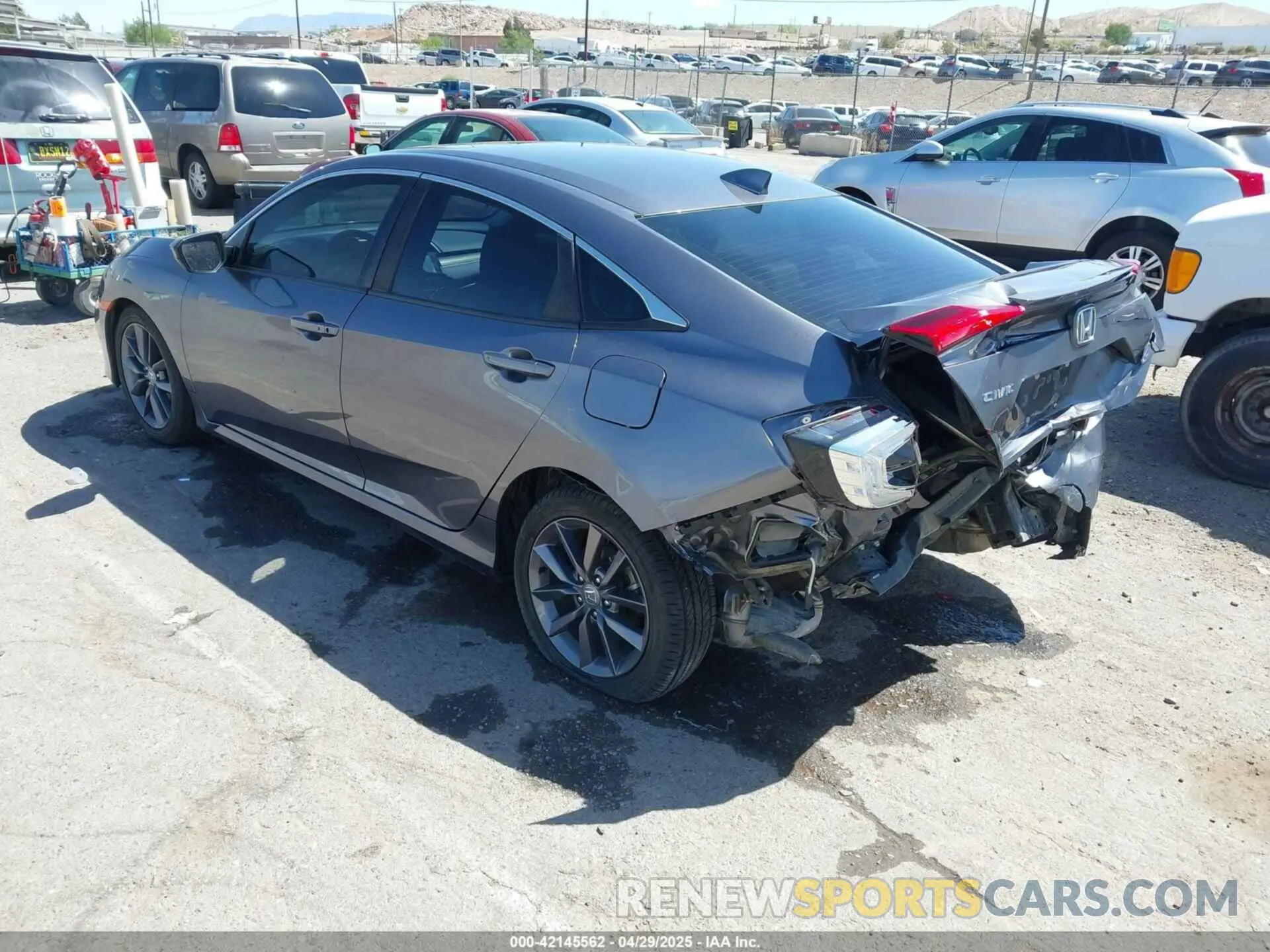 3 Photograph of a damaged car 19XFC1F34LE002404 HONDA CIVIC 2020