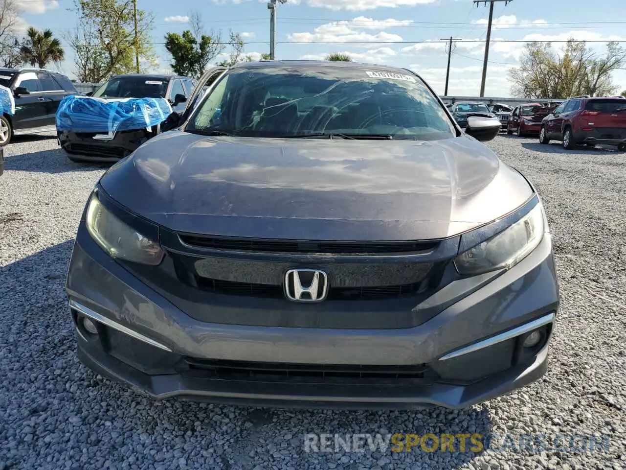 5 Photograph of a damaged car 19XFC1F35LE008826 HONDA CIVIC 2020