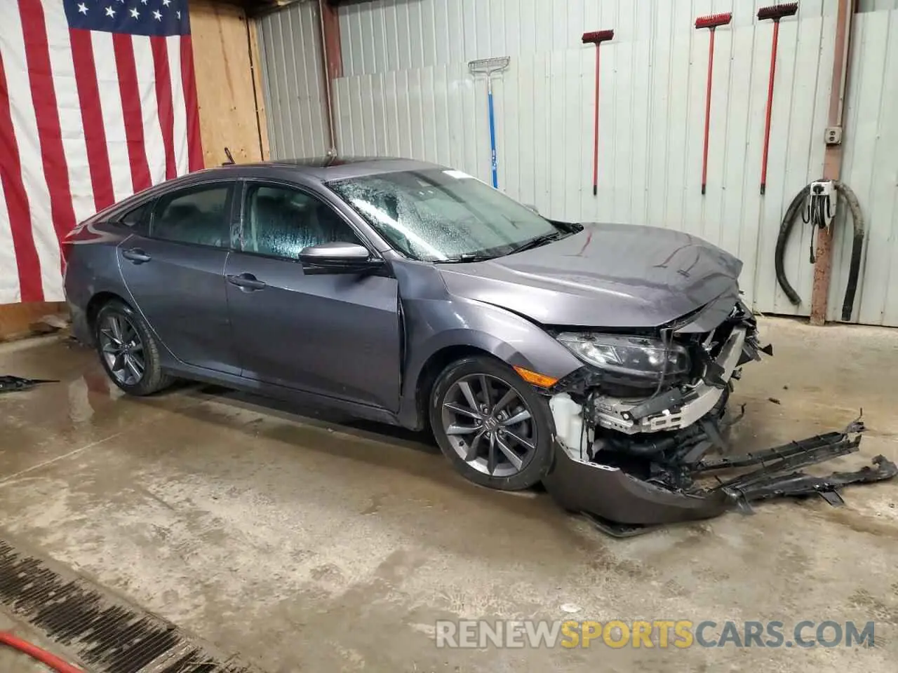 4 Photograph of a damaged car 19XFC1F35LE221582 HONDA CIVIC 2020