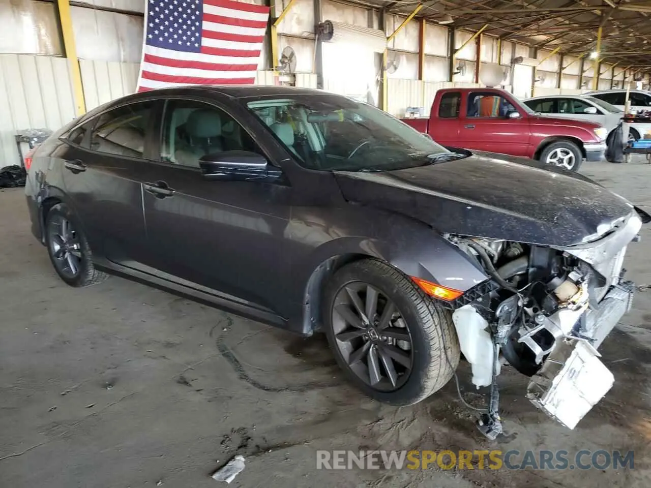 4 Photograph of a damaged car 19XFC1F36LE019690 HONDA CIVIC 2020