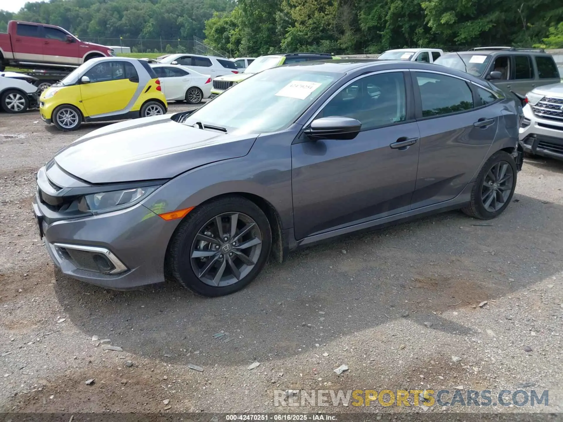 2 Photograph of a damaged car 19XFC1F36LE021648 HONDA CIVIC 2020