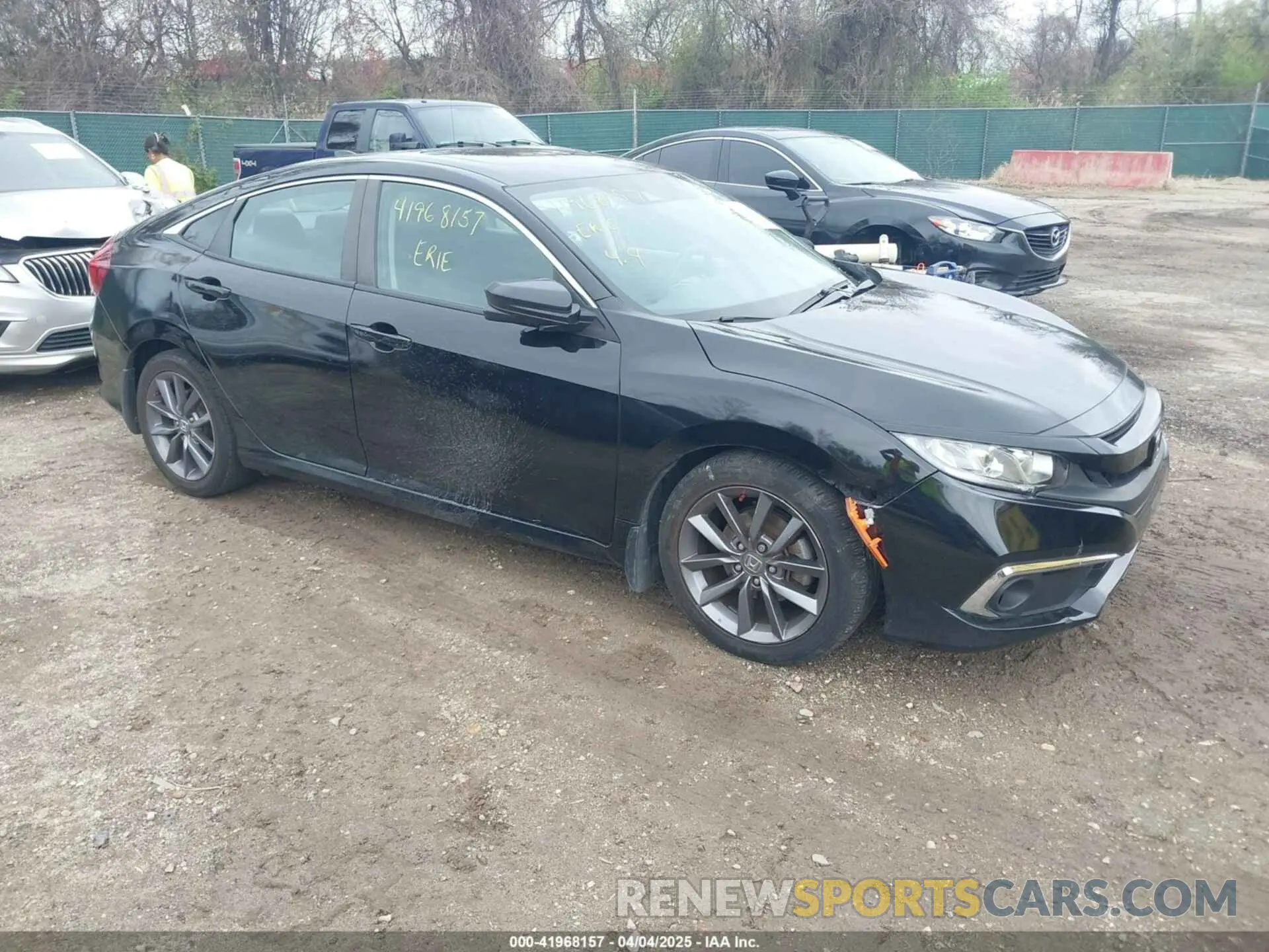 1 Photograph of a damaged car 19XFC1F36LE219033 HONDA CIVIC 2020