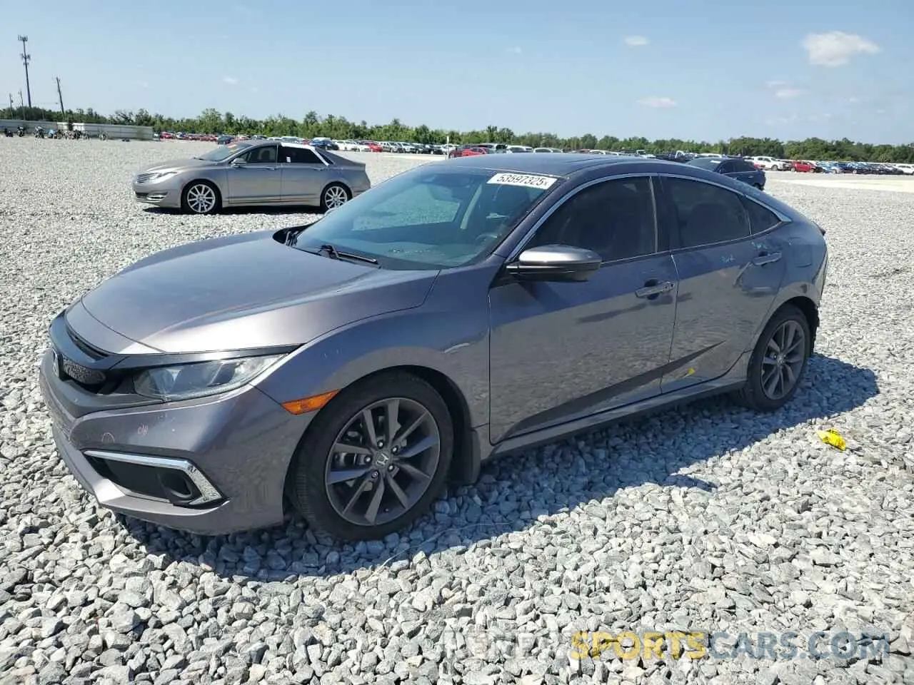 1 Photograph of a damaged car 19XFC1F37LE014465 HONDA CIVIC 2020