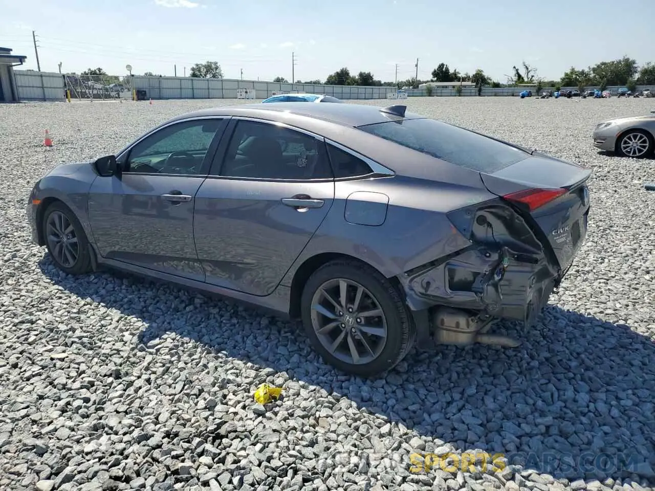 2 Photograph of a damaged car 19XFC1F37LE014465 HONDA CIVIC 2020
