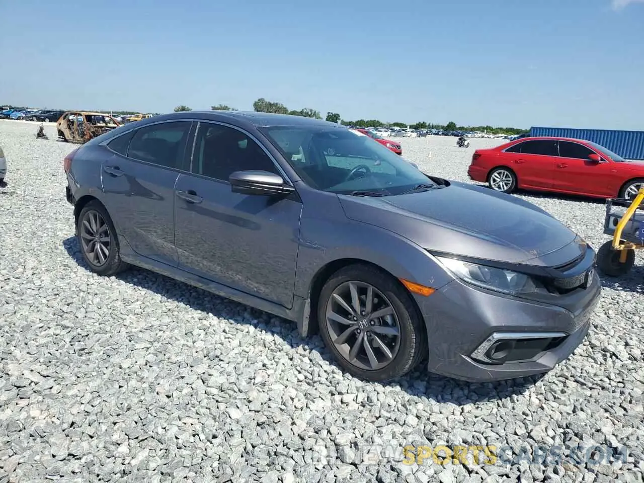 4 Photograph of a damaged car 19XFC1F37LE014465 HONDA CIVIC 2020