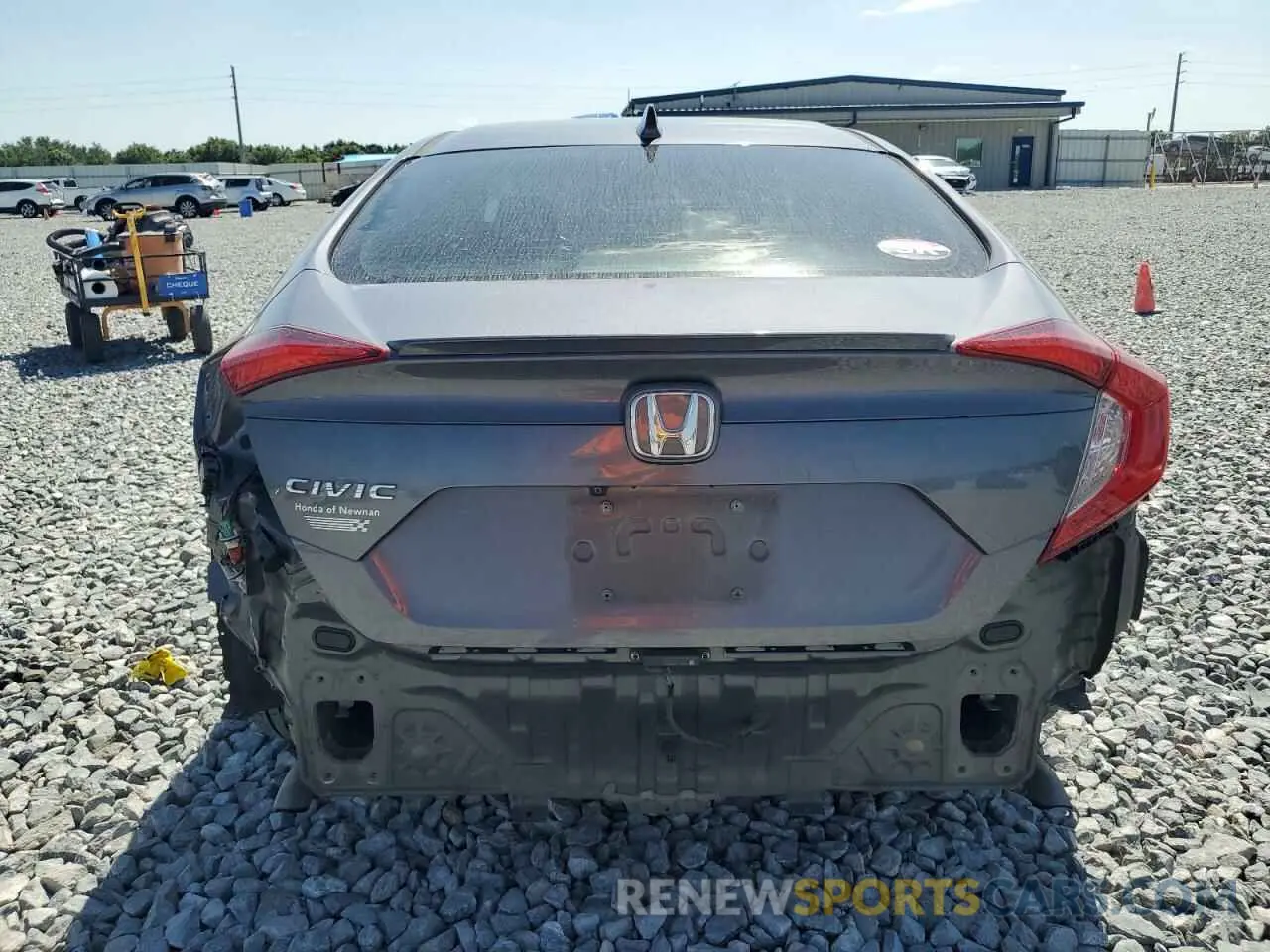 6 Photograph of a damaged car 19XFC1F37LE014465 HONDA CIVIC 2020