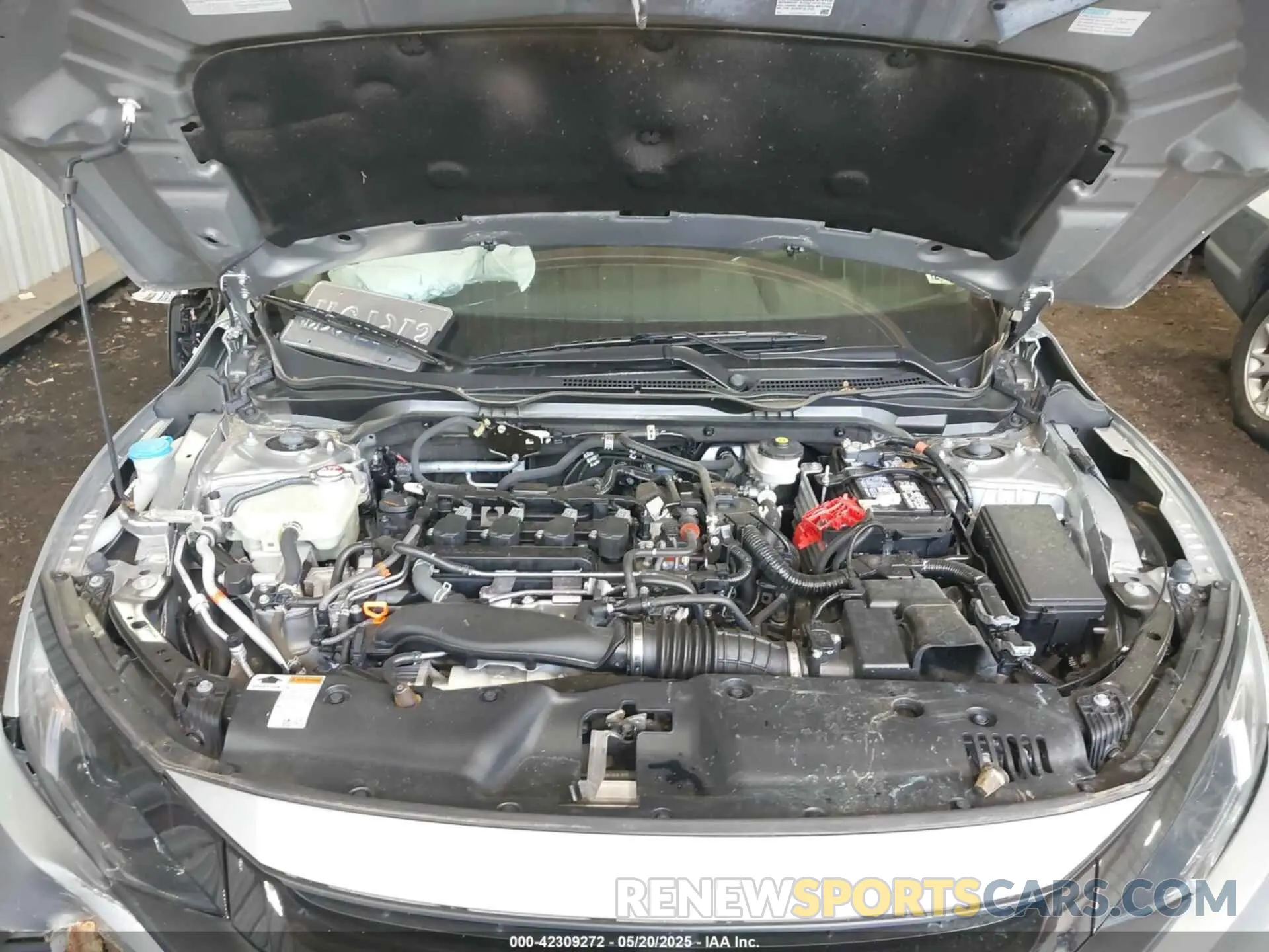 10 Фотография поврежденного автомобиля 19XFC1F37LE024476 HONDA CIVIC 2020