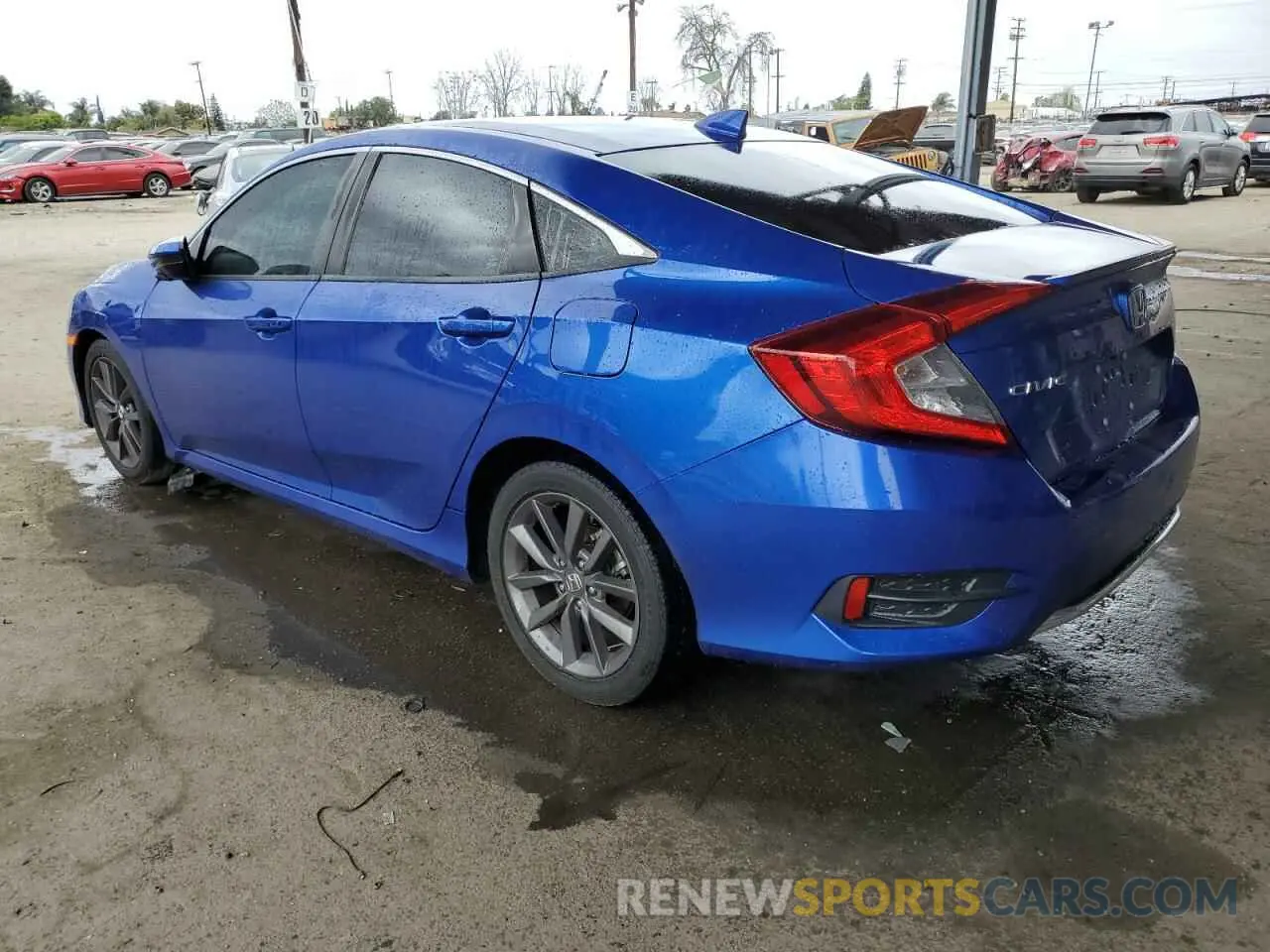 2 Photograph of a damaged car 19XFC1F37LE215511 HONDA CIVIC 2020