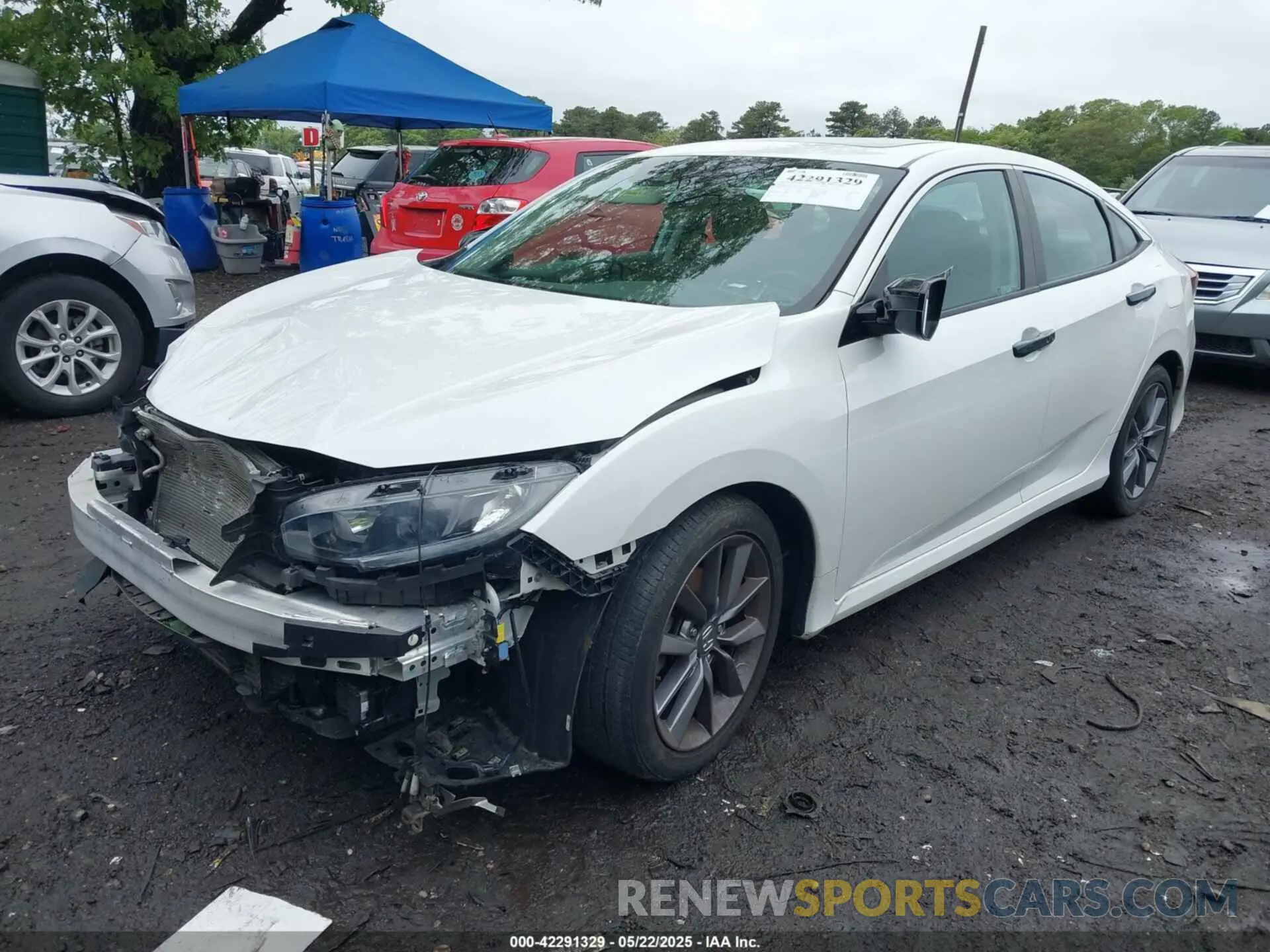2 Фотография поврежденного автомобиля 19XFC1F37LE218148 HONDA CIVIC 2020