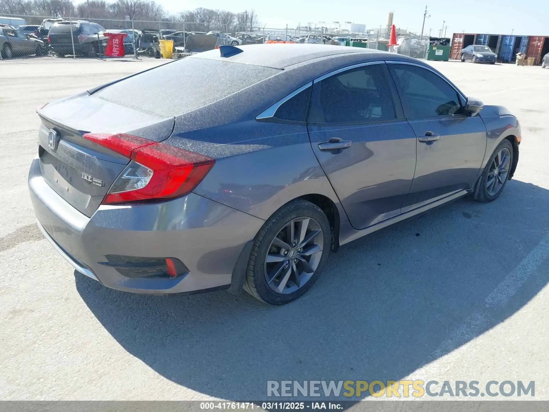 4 Фотография поврежденного автомобиля 19XFC1F38LE008822 HONDA CIVIC 2020