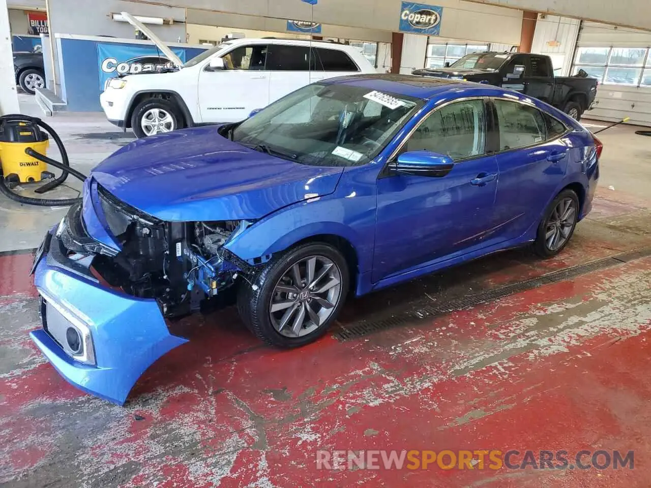 1 Photograph of a damaged car 19XFC1F38LE209233 HONDA CIVIC 2020