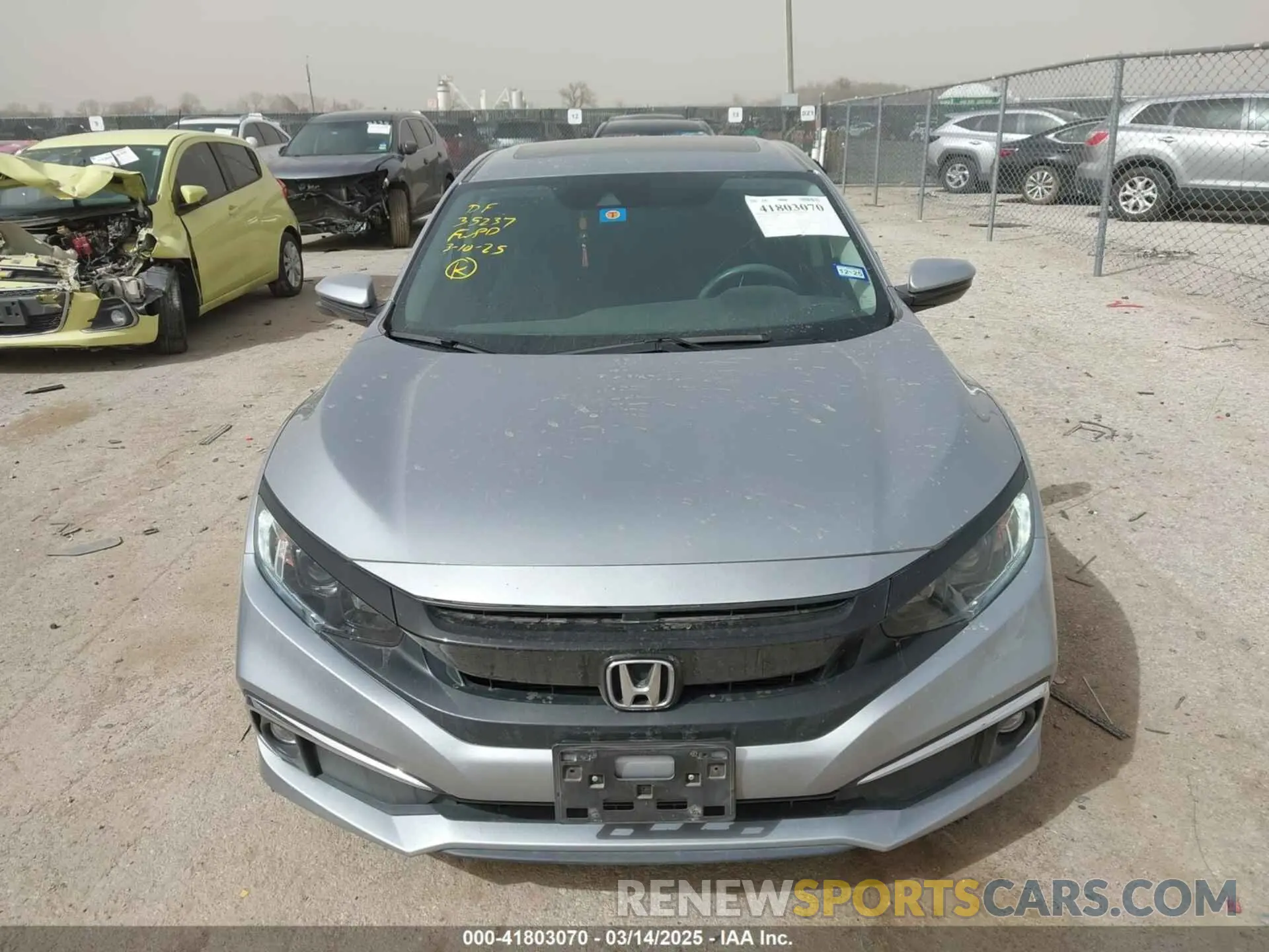 12 Photograph of a damaged car 19XFC1F39LE000129 HONDA CIVIC 2020