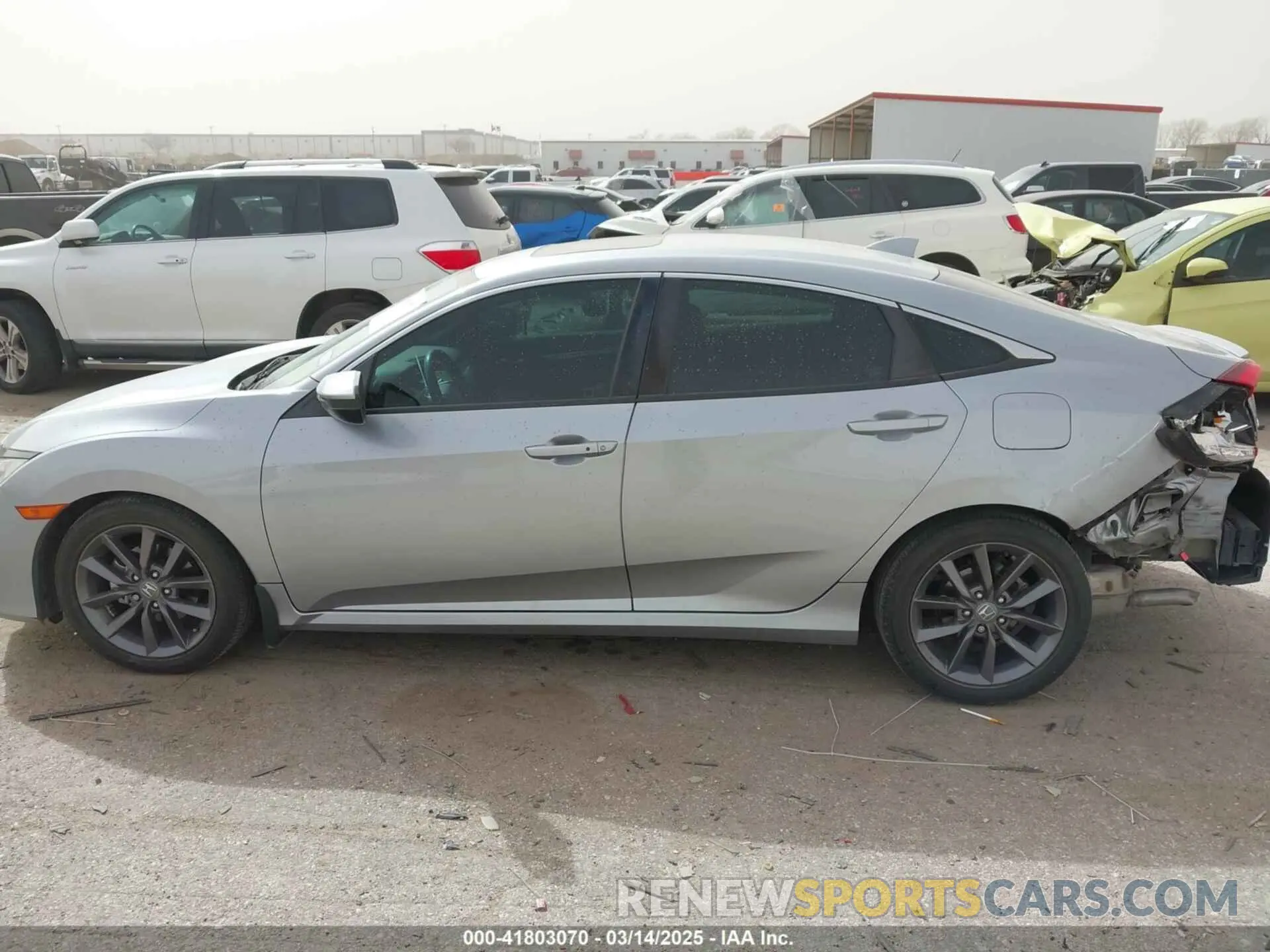 14 Photograph of a damaged car 19XFC1F39LE000129 HONDA CIVIC 2020