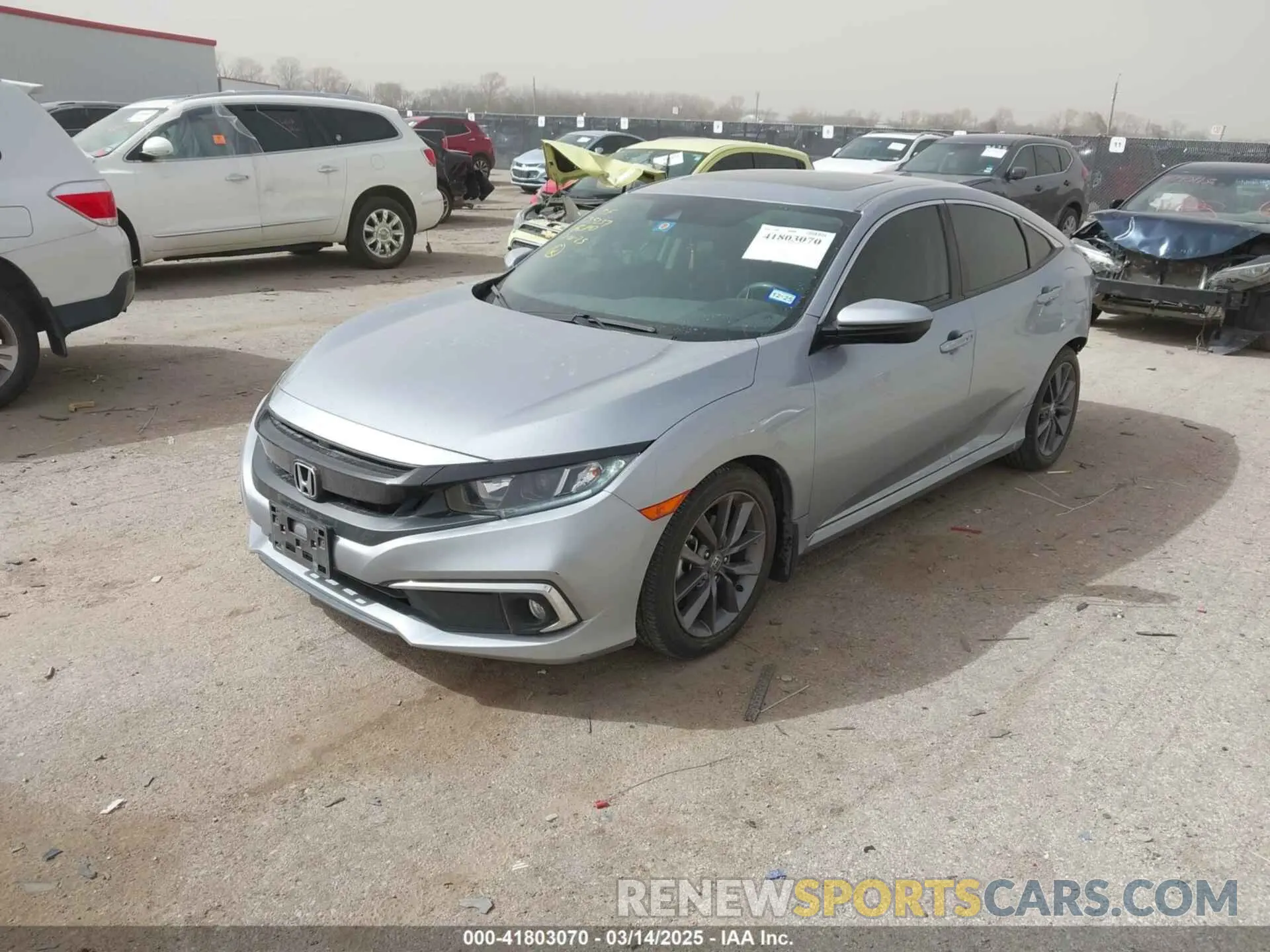 2 Photograph of a damaged car 19XFC1F39LE000129 HONDA CIVIC 2020