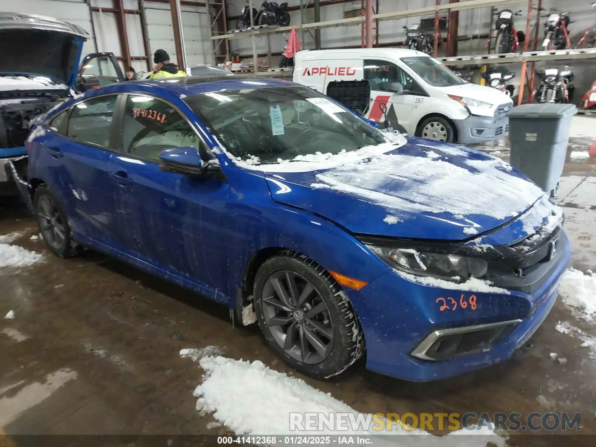 1 Фотография поврежденного автомобиля 19XFC1F39LE013558 HONDA CIVIC 2020