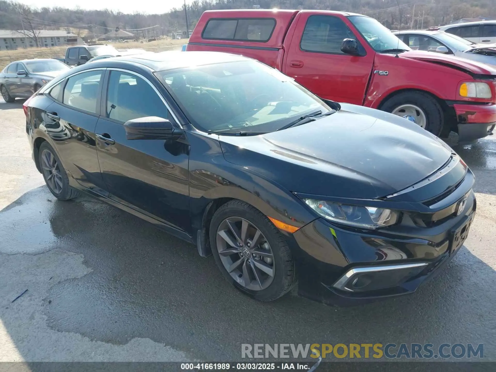 1 Photograph of a damaged car 19XFC1F39LE025161 HONDA CIVIC 2020