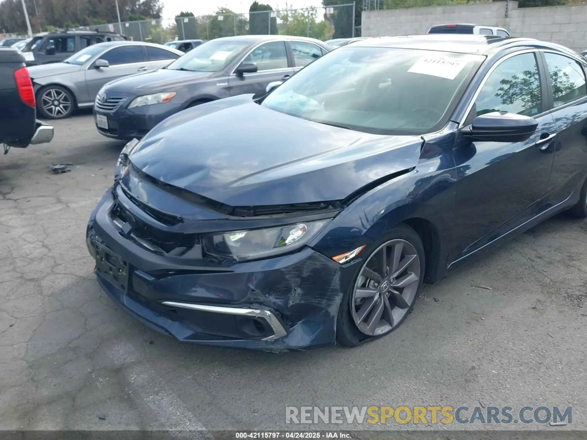 6 Photograph of a damaged car 19XFC1F39LE200458 HONDA CIVIC 2020