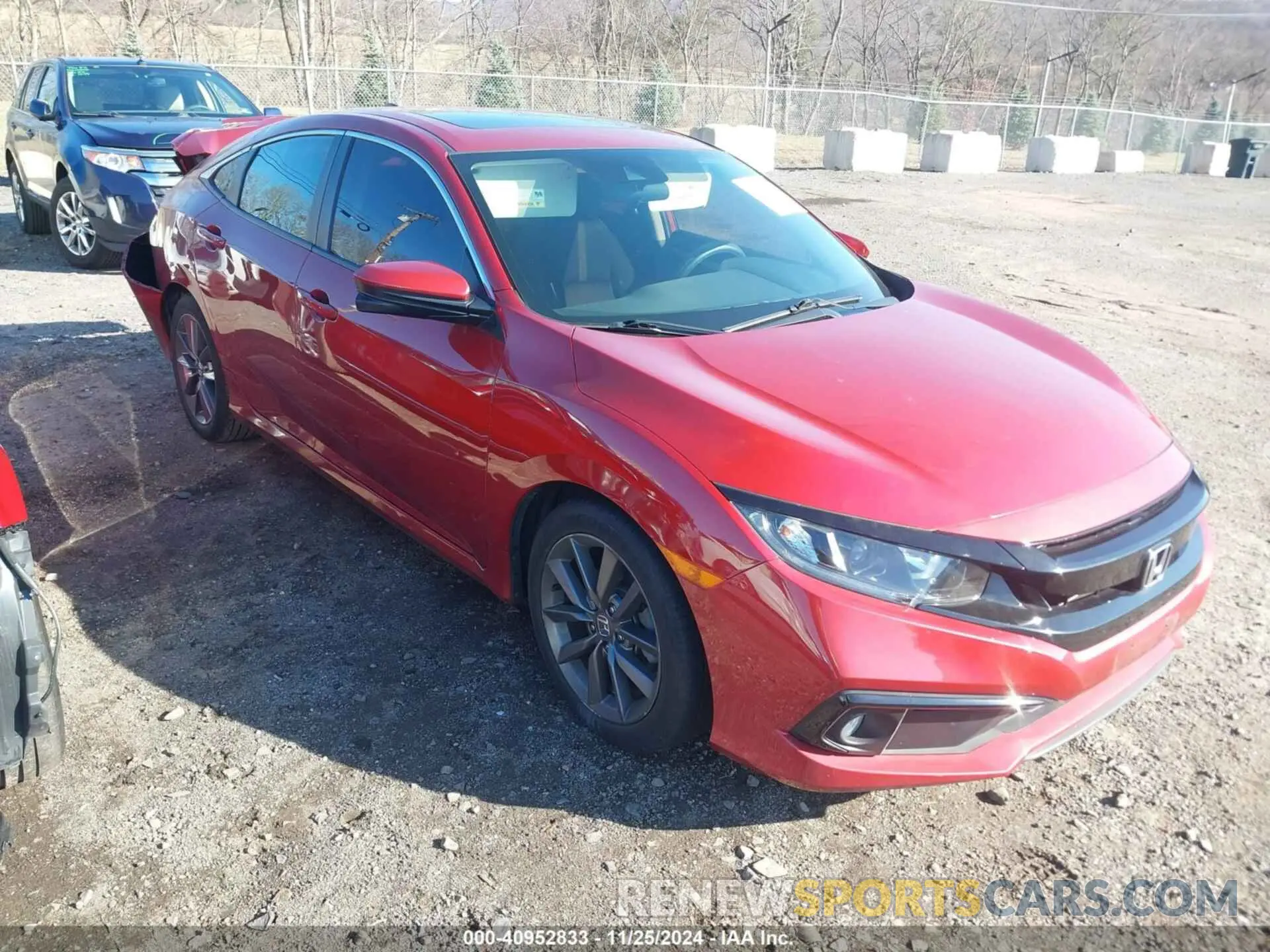 1 Photograph of a damaged car 19XFC1F39LE208608 HONDA CIVIC 2020
