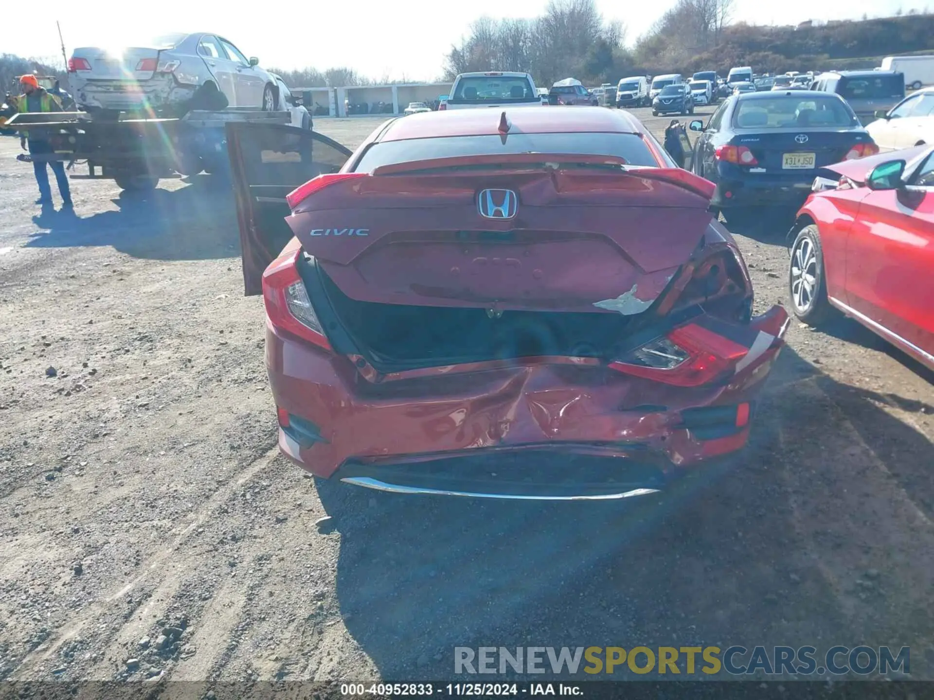 14 Photograph of a damaged car 19XFC1F39LE208608 HONDA CIVIC 2020