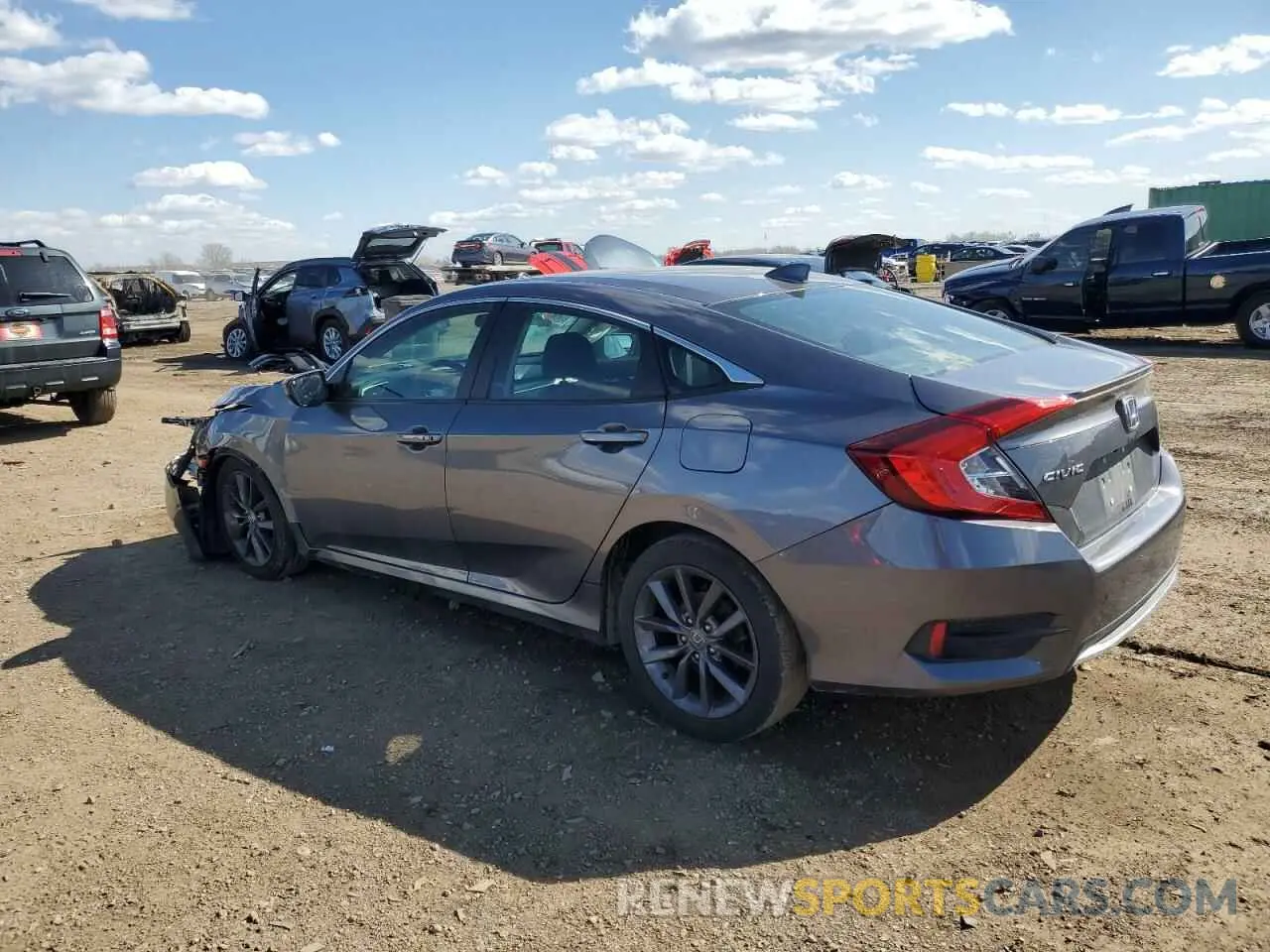 2 Фотография поврежденного автомобиля 19XFC1F3XLE003900 HONDA CIVIC 2020