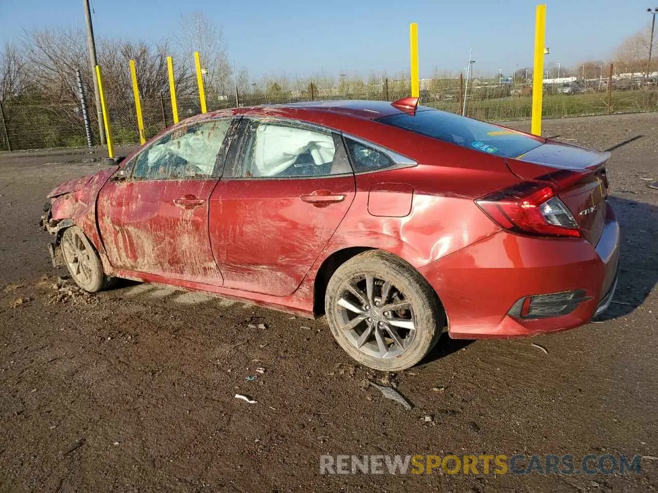 2 Photograph of a damaged car 19XFC1F3XLE017909 HONDA CIVIC 2020