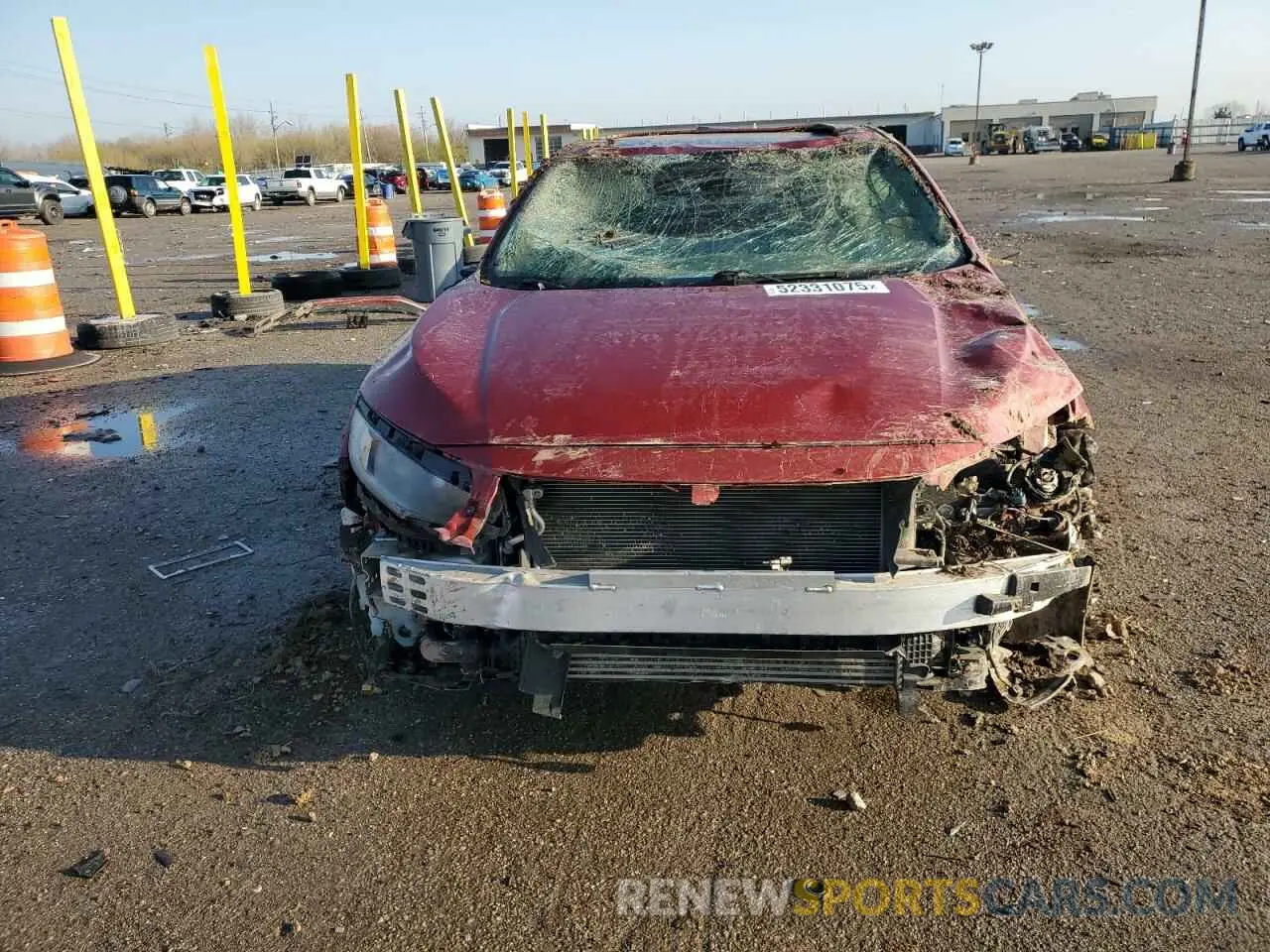 5 Photograph of a damaged car 19XFC1F3XLE017909 HONDA CIVIC 2020