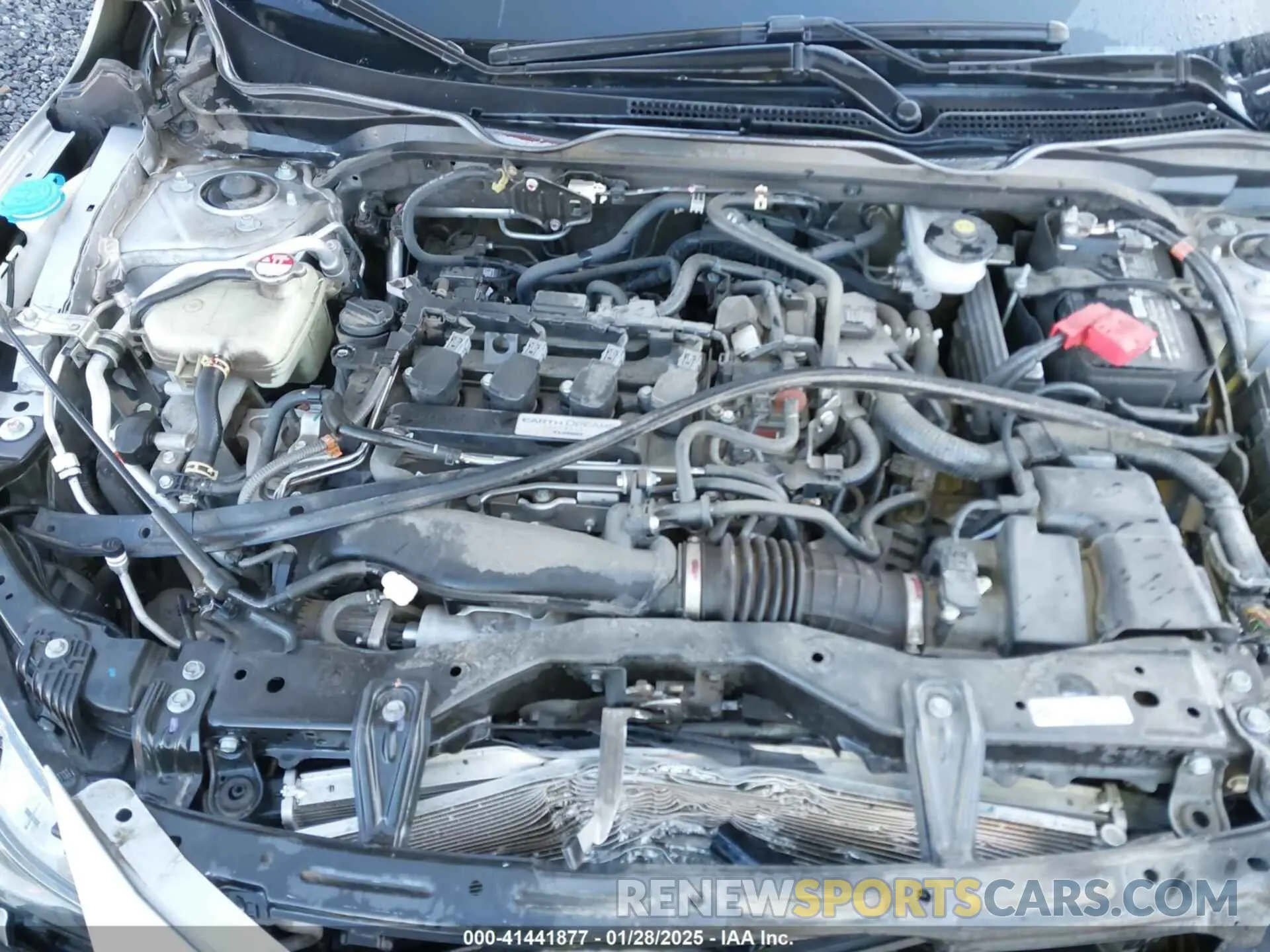 10 Photograph of a damaged car 19XFC1F3XLE021720 HONDA CIVIC 2020