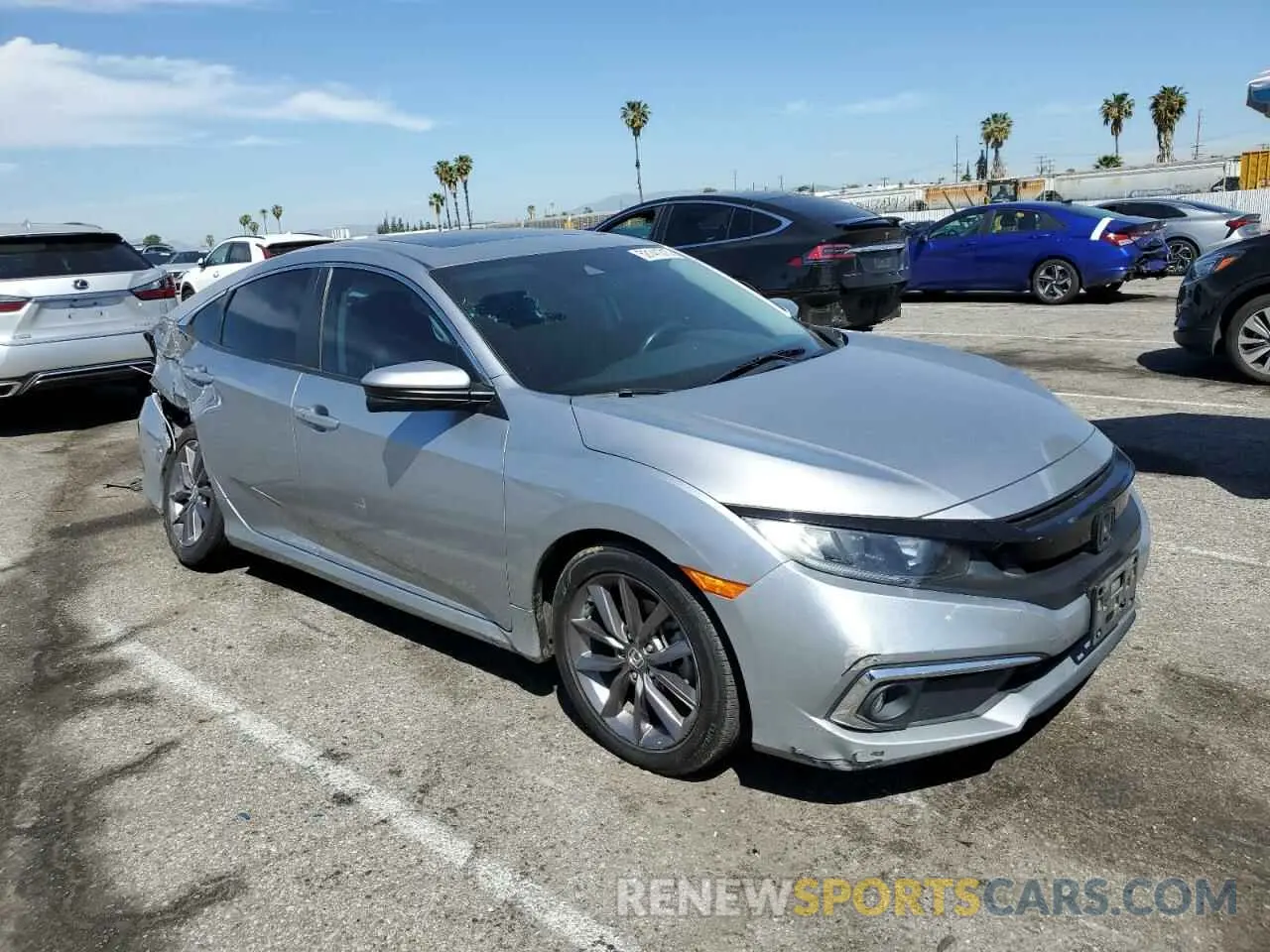 4 Photograph of a damaged car 19XFC1F70LE209746 HONDA CIVIC 2020