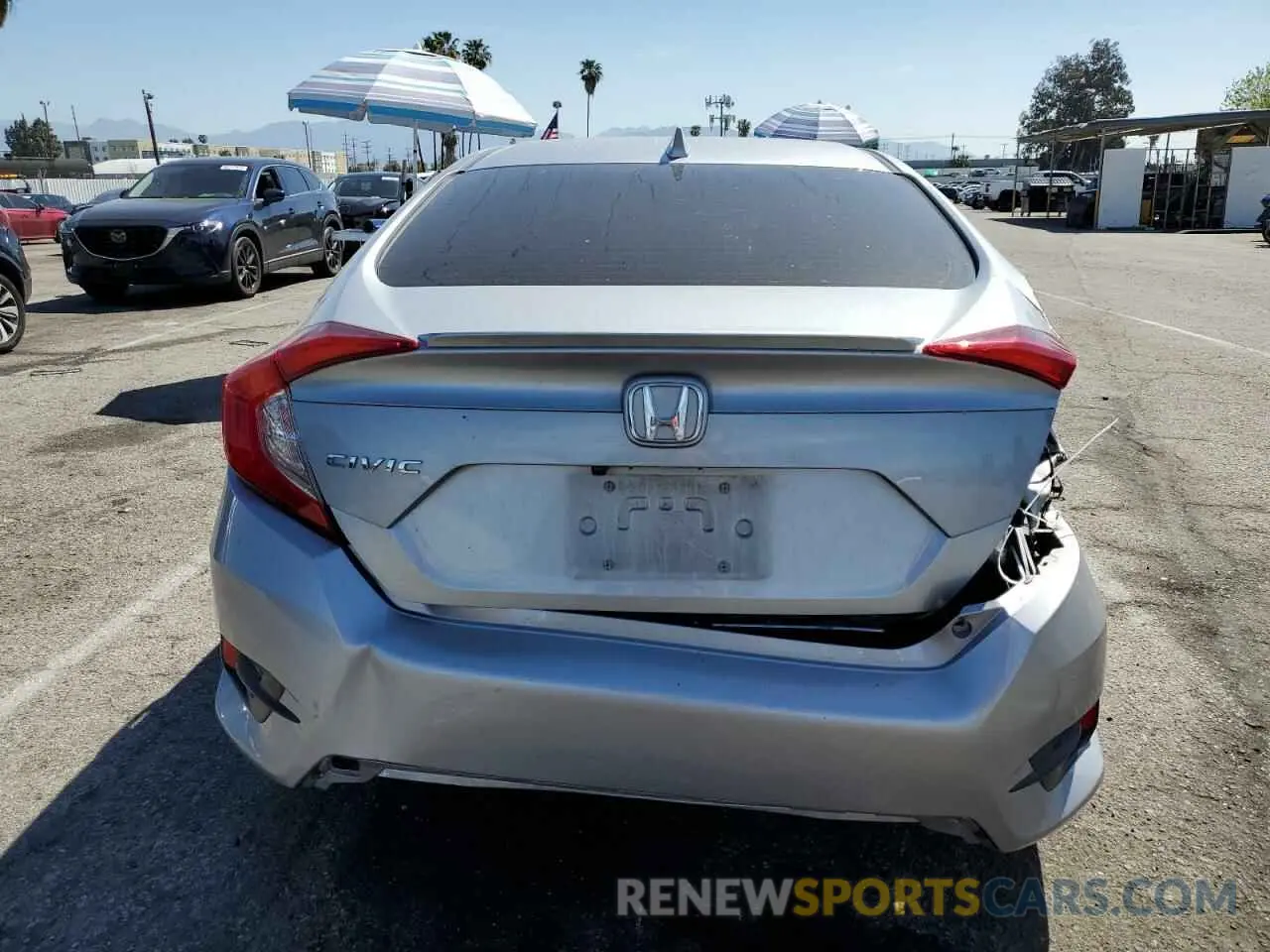 6 Photograph of a damaged car 19XFC1F70LE209746 HONDA CIVIC 2020
