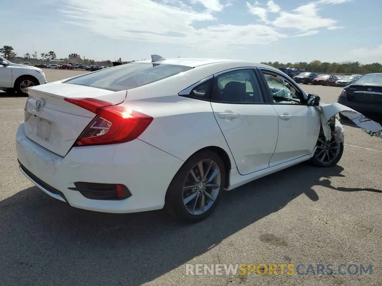 3 Photograph of a damaged car 19XFC1F72LE213927 HONDA CIVIC 2020