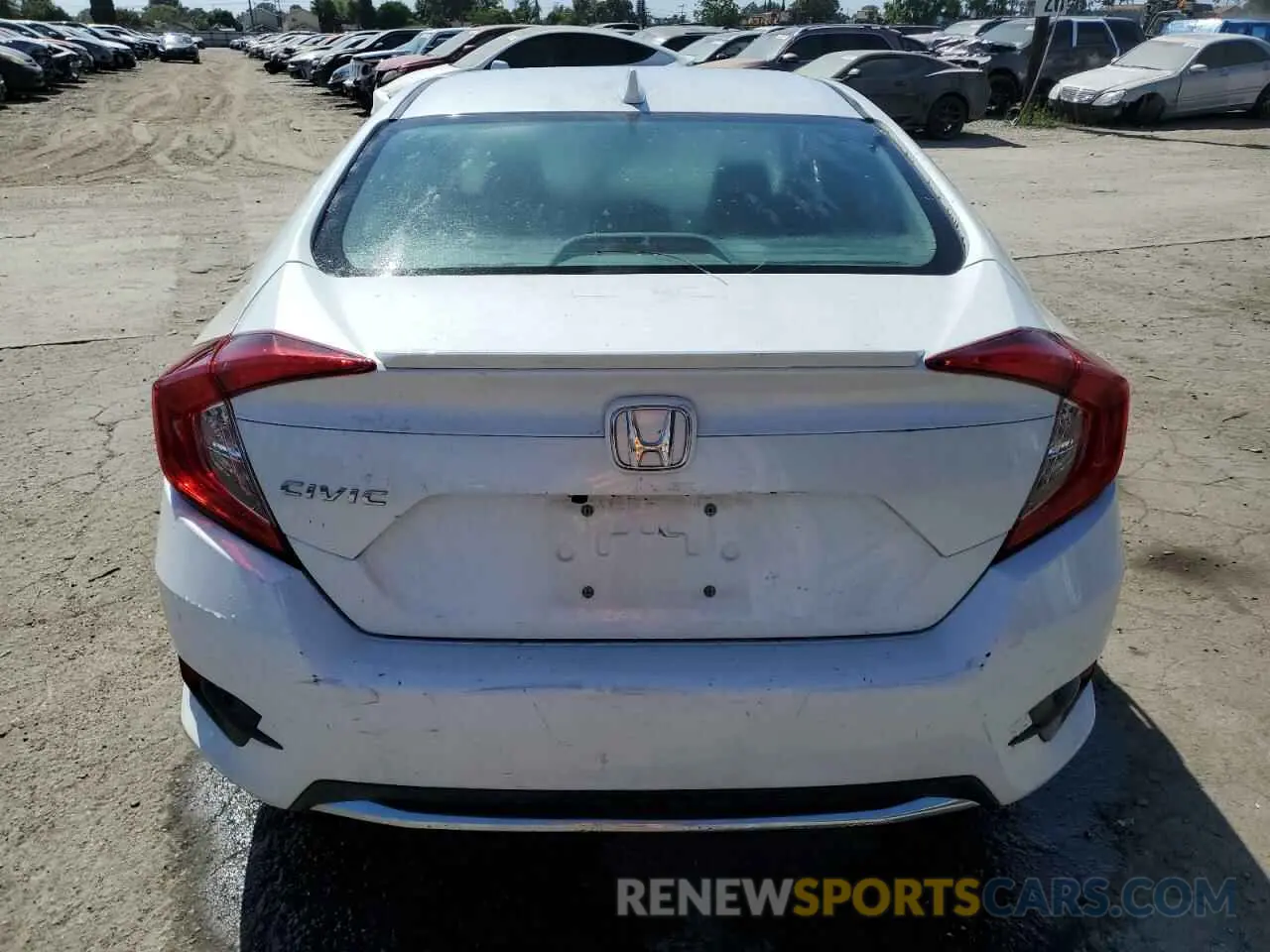 6 Фотография поврежденного автомобиля 19XFC1F77LE210408 HONDA CIVIC 2020