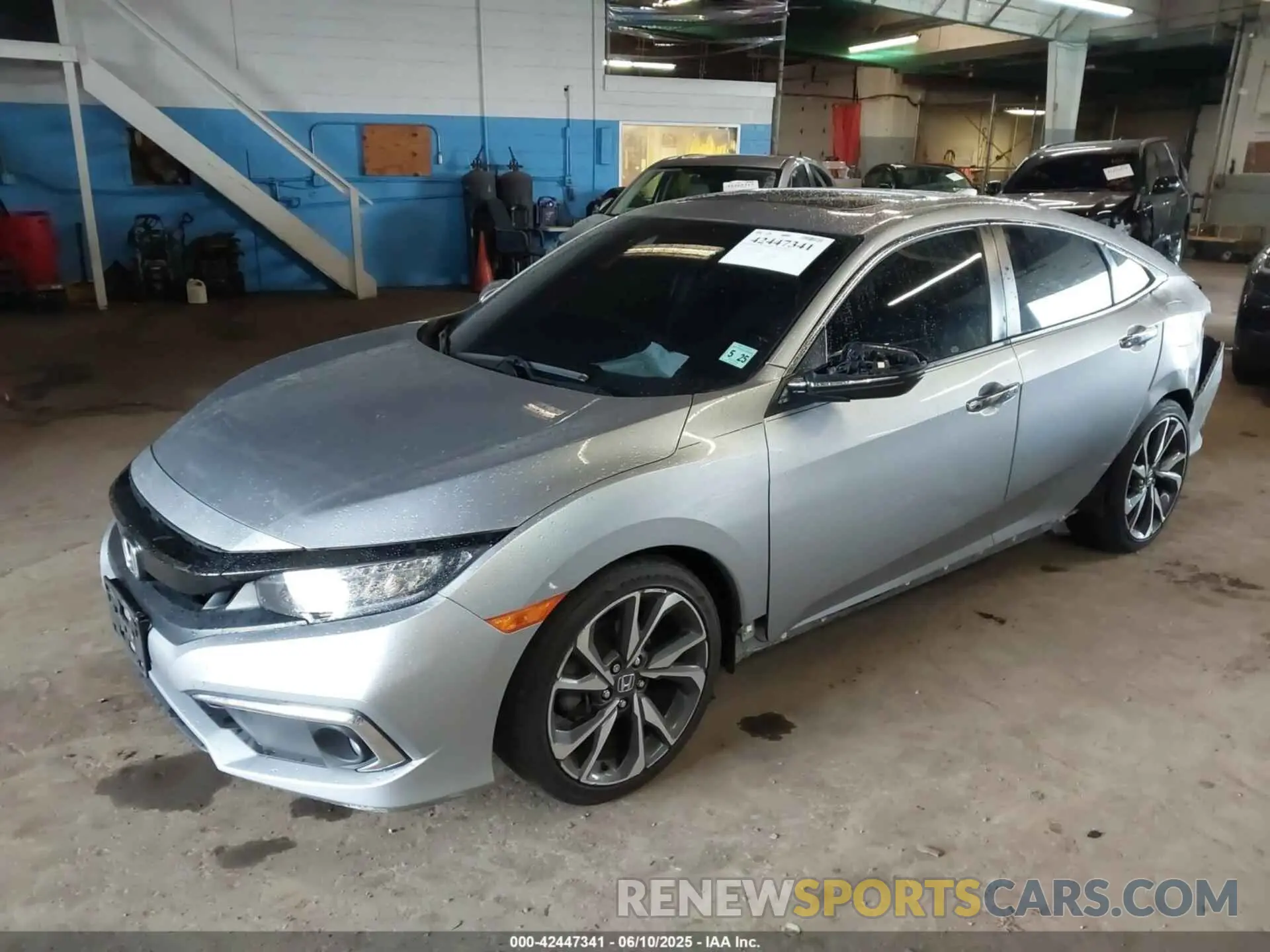 2 Photograph of a damaged car 19XFC1F93LE210536 HONDA CIVIC 2020