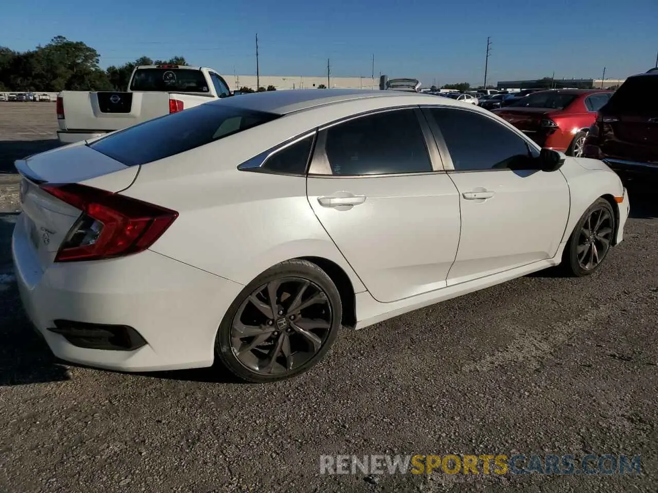 3 Photograph of a damaged car 19XFC2E80LE024256 HONDA CIVIC 2020