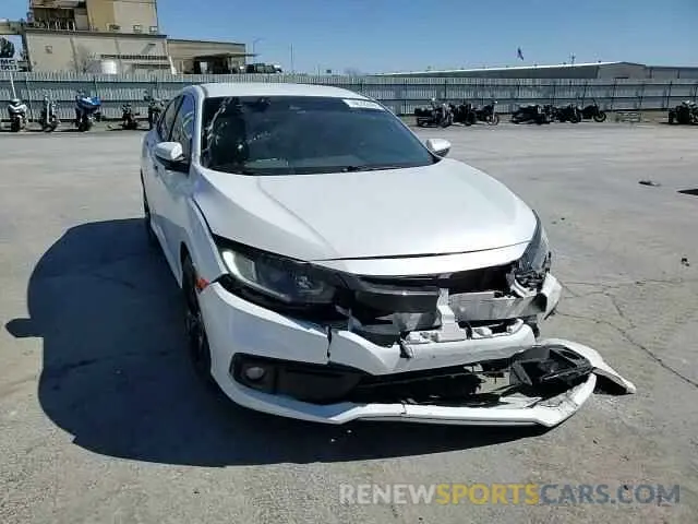 11 Photograph of a damaged car 19XFC2E83LE007693 HONDA CIVIC 2020