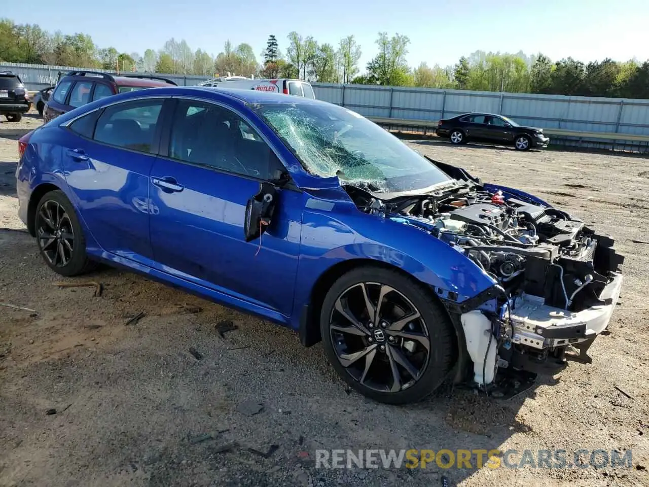 4 Photograph of a damaged car 19XFC2E84LE030321 HONDA CIVIC 2020