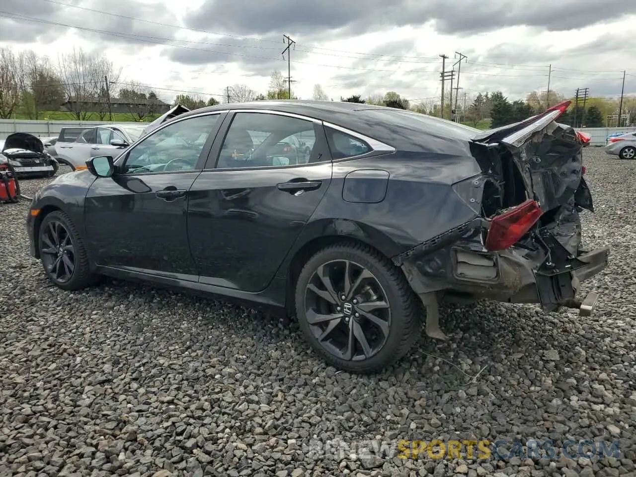 2 Photograph of a damaged car 19XFC2E87LE010824 HONDA CIVIC 2020