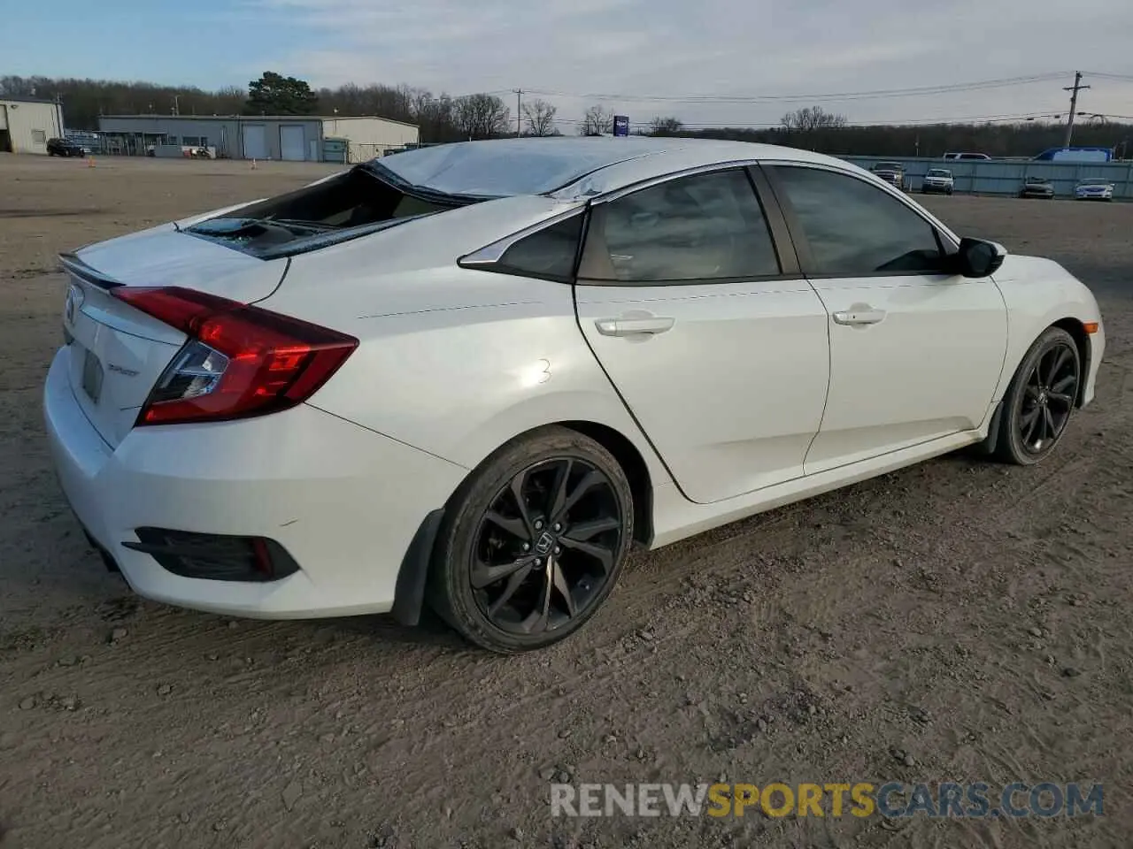 3 Фотография поврежденного автомобиля 19XFC2E88LE024277 HONDA CIVIC 2020