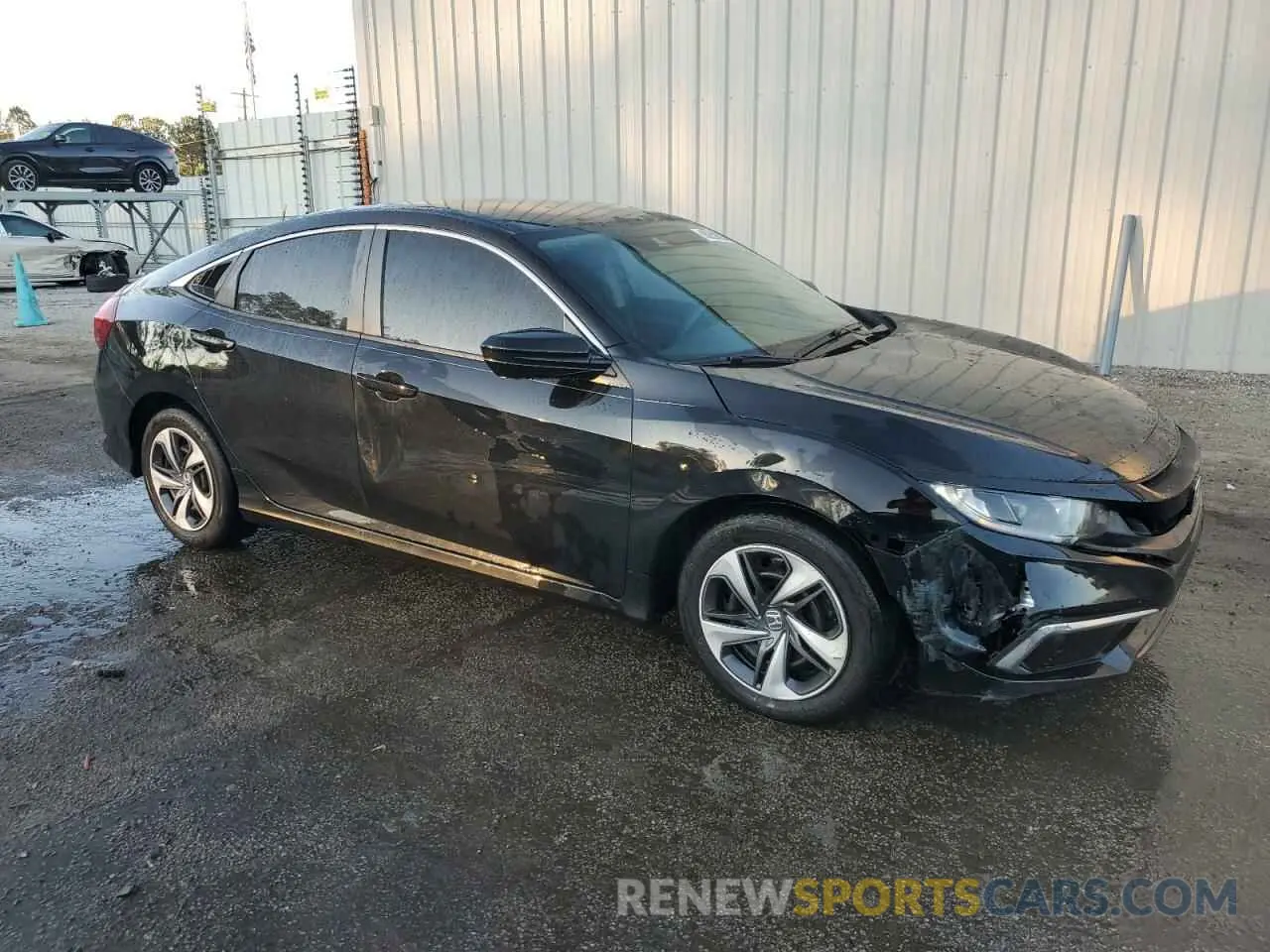 4 Фотография поврежденного автомобиля 19XFC2F60LE007907 HONDA CIVIC 2020